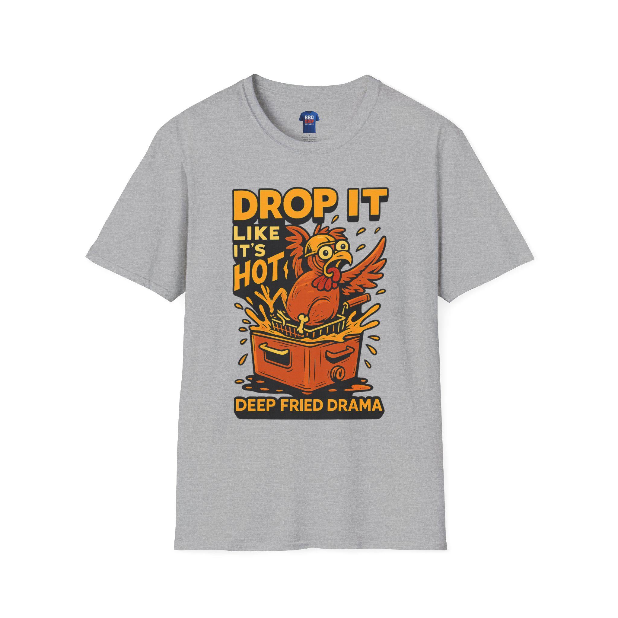 Deep Fried Turkey Humor T-Shirt: BBQ Pitmaster Tee