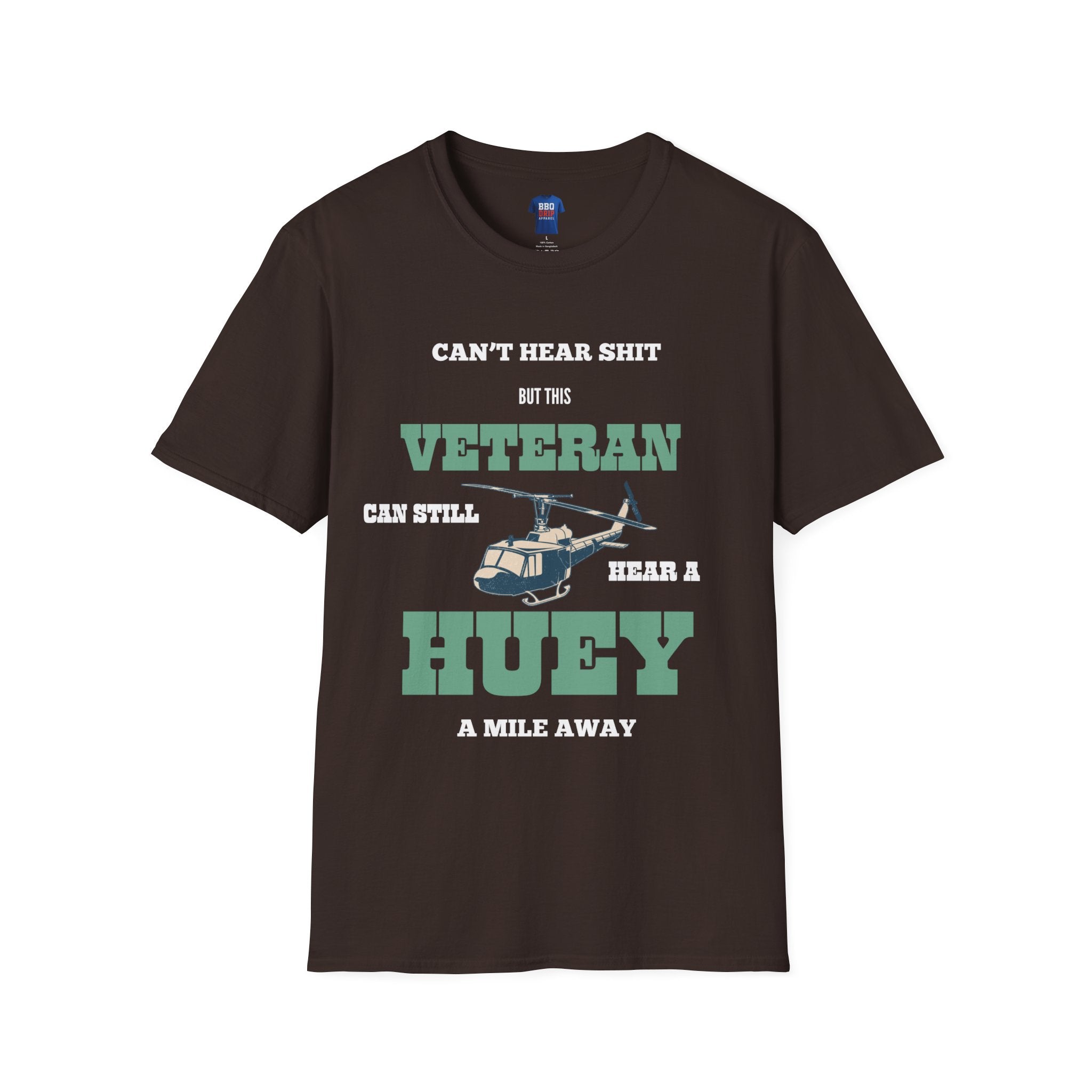 Can Still Hear a Huey Tee, Veteran T Shirt, Vietnam Vet Tee, Vietnam Veteran Tee, Vietnam Veteran, Unisex Softstyle T-Shirt