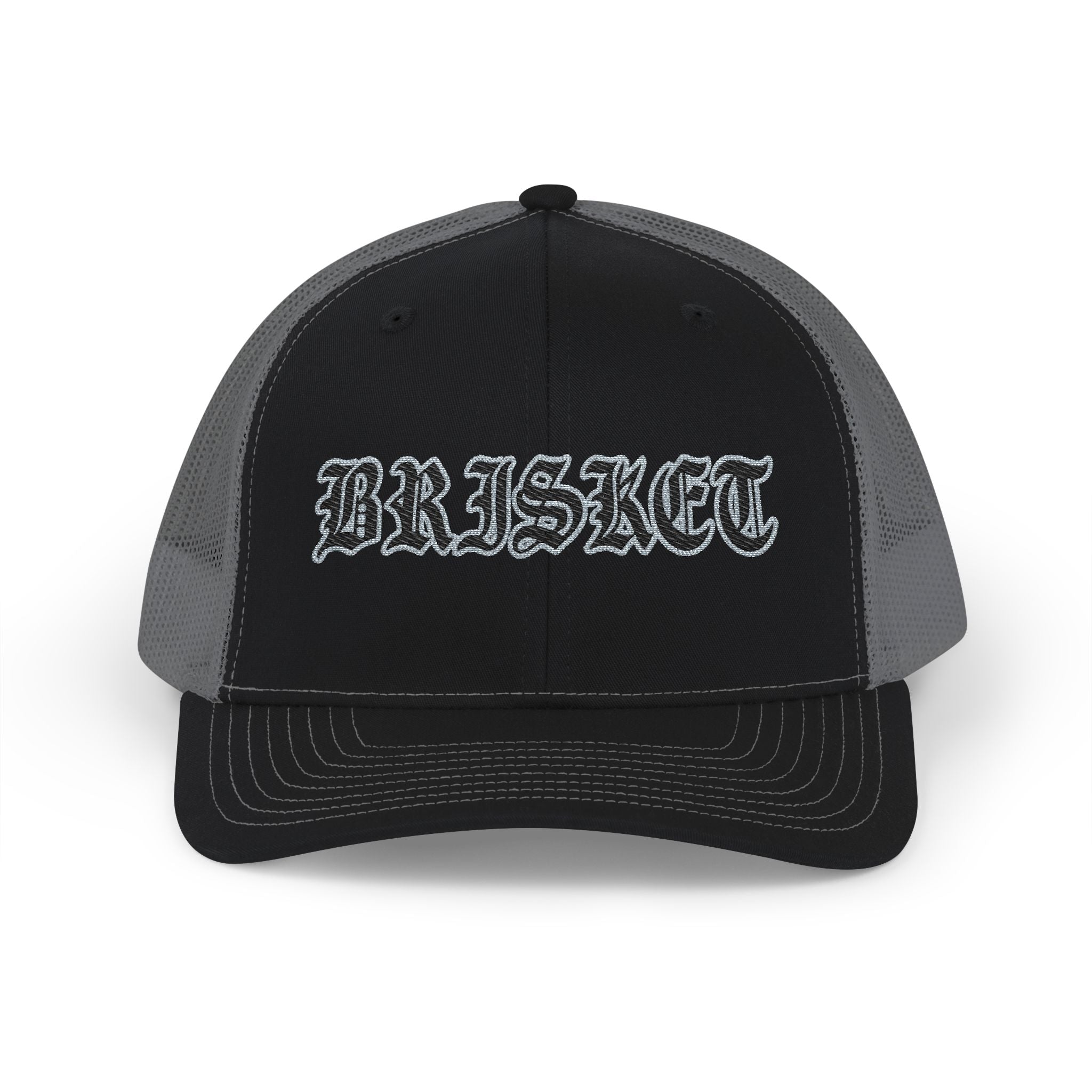BBQ Snapback Trucker Cap (Embroidery) - BRISKET