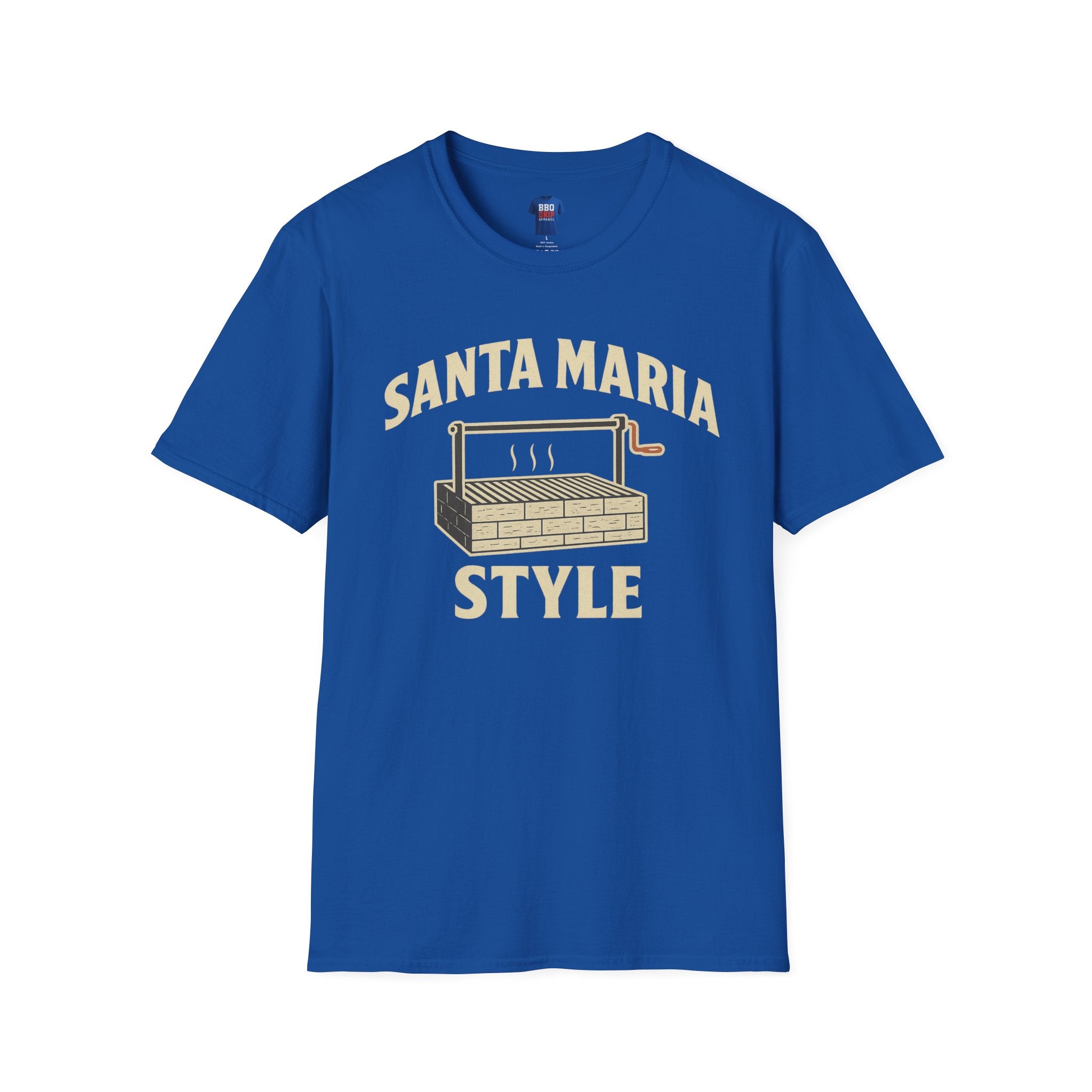 Santa Maria Style, Bbq Tee, Bbq T Shirt, Pitmaster, BBQ Dad, Bbq Mom, Bbq Cook, Griller T-shirt, Unisex Softstyle T-Shirt