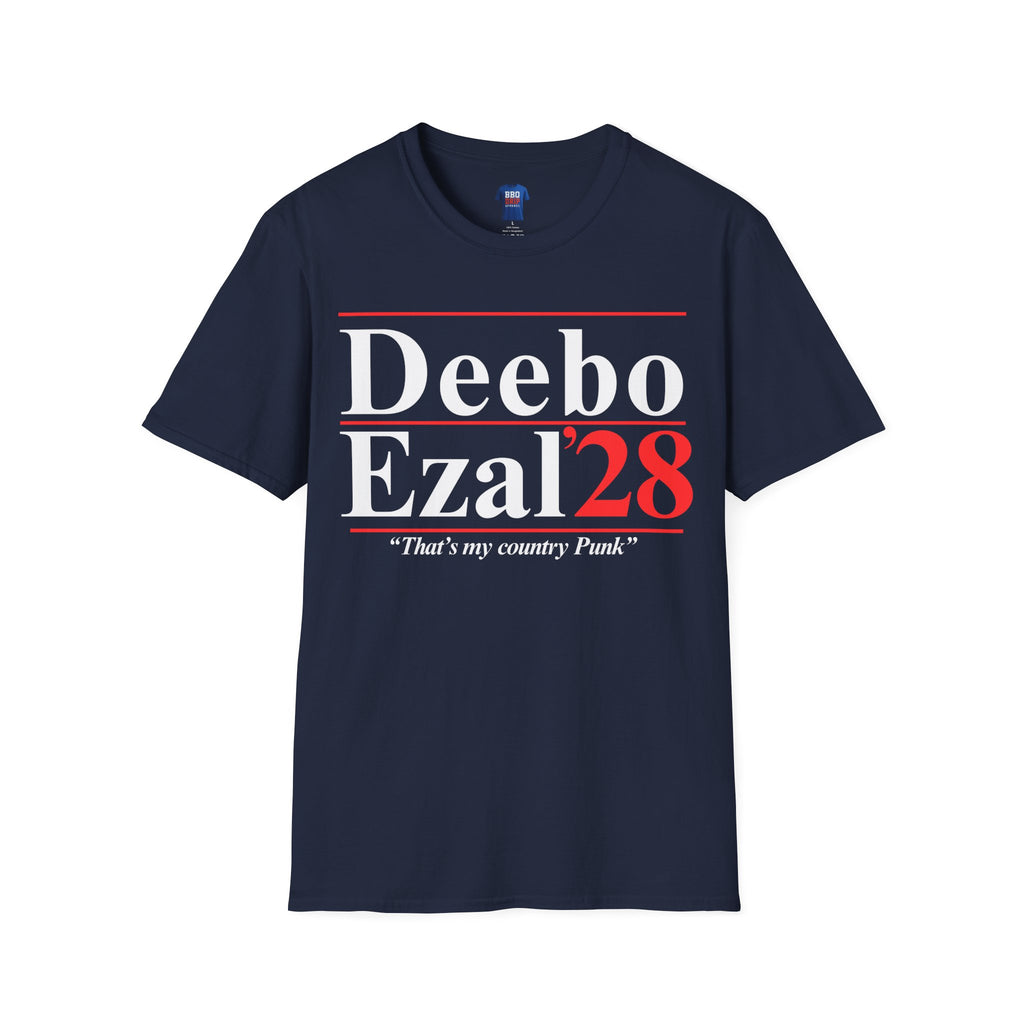 Vote for Deebo and Ezal 2028 T-Shirt: Unisex Softstyle T-Shirt