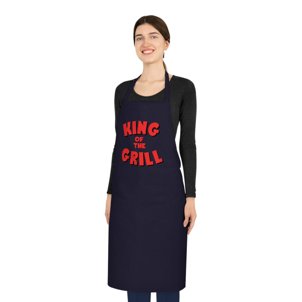 BBQ Apron: King Of The Grill Cotton Apron