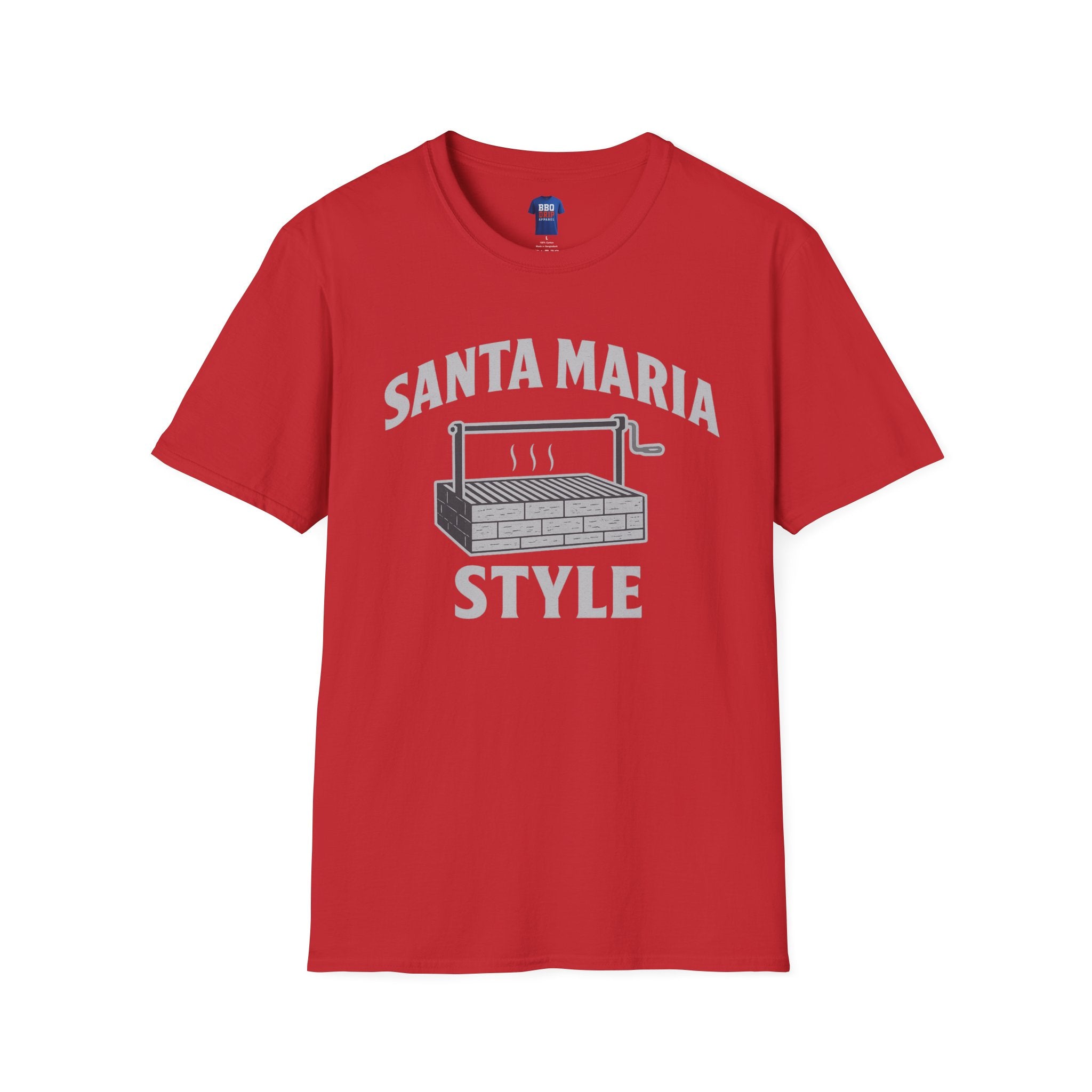 Santa Maria Style, Bbq Tee, Bbq T Shirt, Pitmaster, BBQ Dad, Bbq Mom, Bbq Cook, Griller T-shirt, Unisex Softstyle T-Shirt