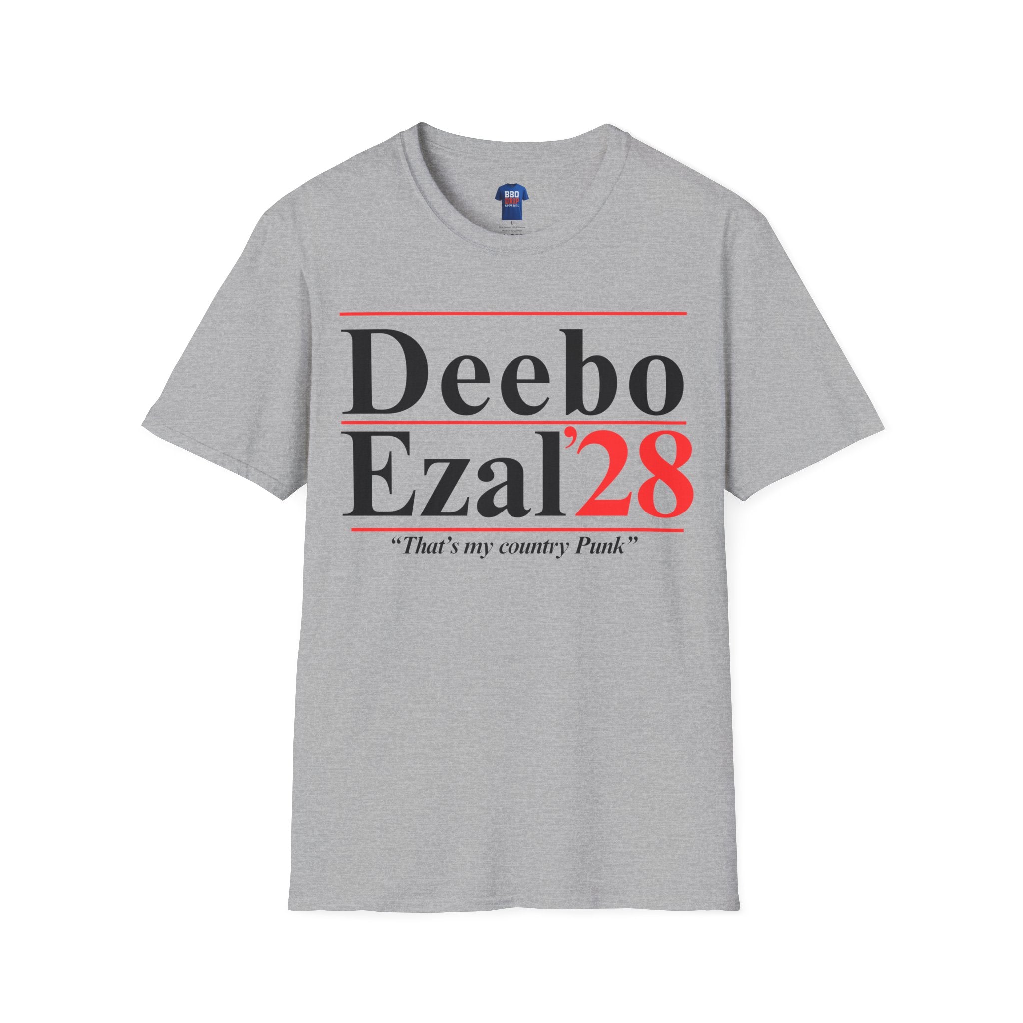 Vote for Deebo and Ezal 2028 T-Shirt: Unisex Softstyle T-Shirt
