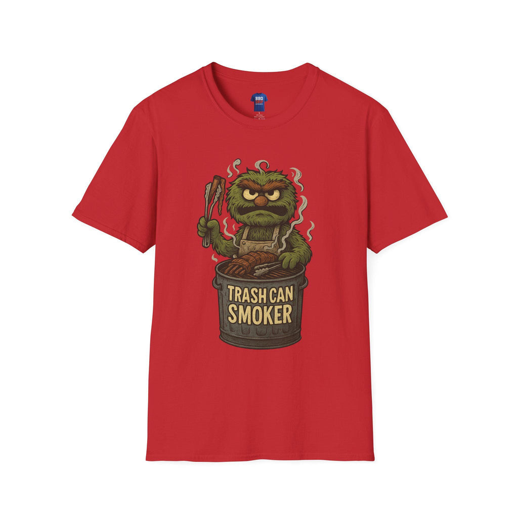 BBQ Humor T-Shirt: Trash Can Smoker, Pitmaster Dad Tee