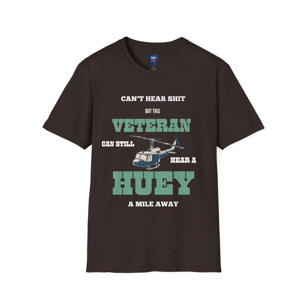 Can Still Hear a Huey Tee: Vietnam Veteran Softstyle T-Shirt