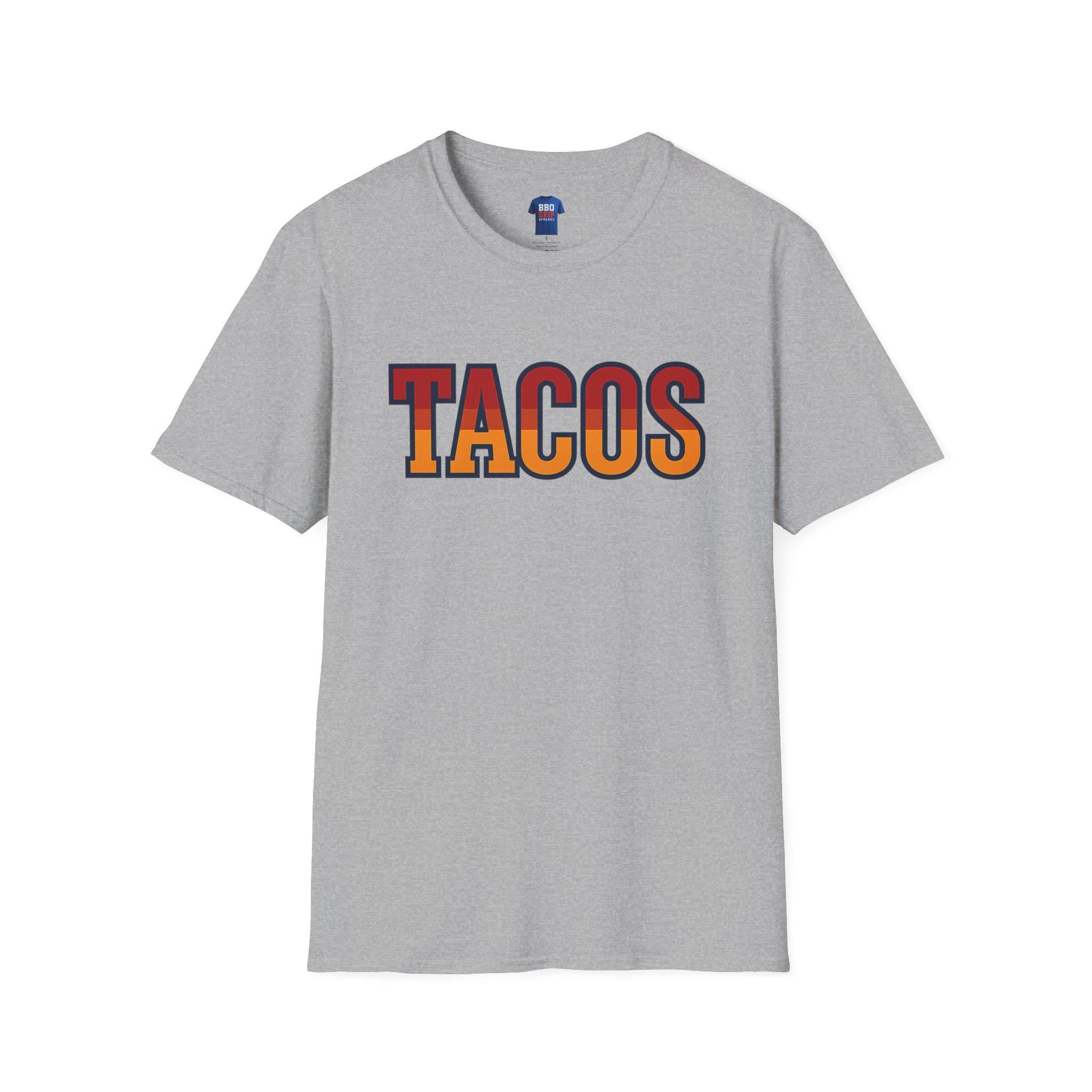 Houston BBQ T-Shirt: Tacos, Pitmaster Humor, Soft Cotton Tee