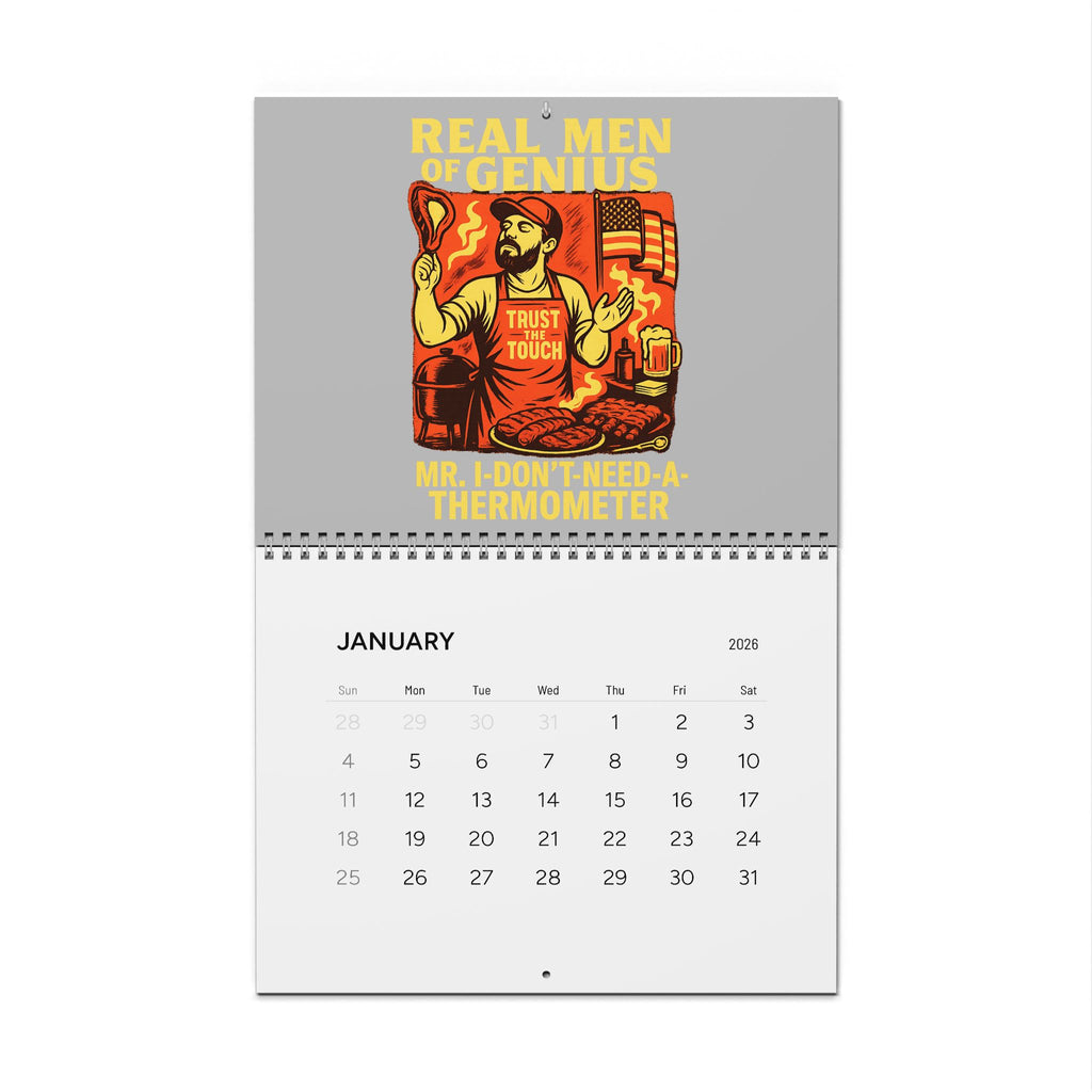 BBQ Wall Calendars (2026): BBQ Drip Apparel 2026 Wall Calendar