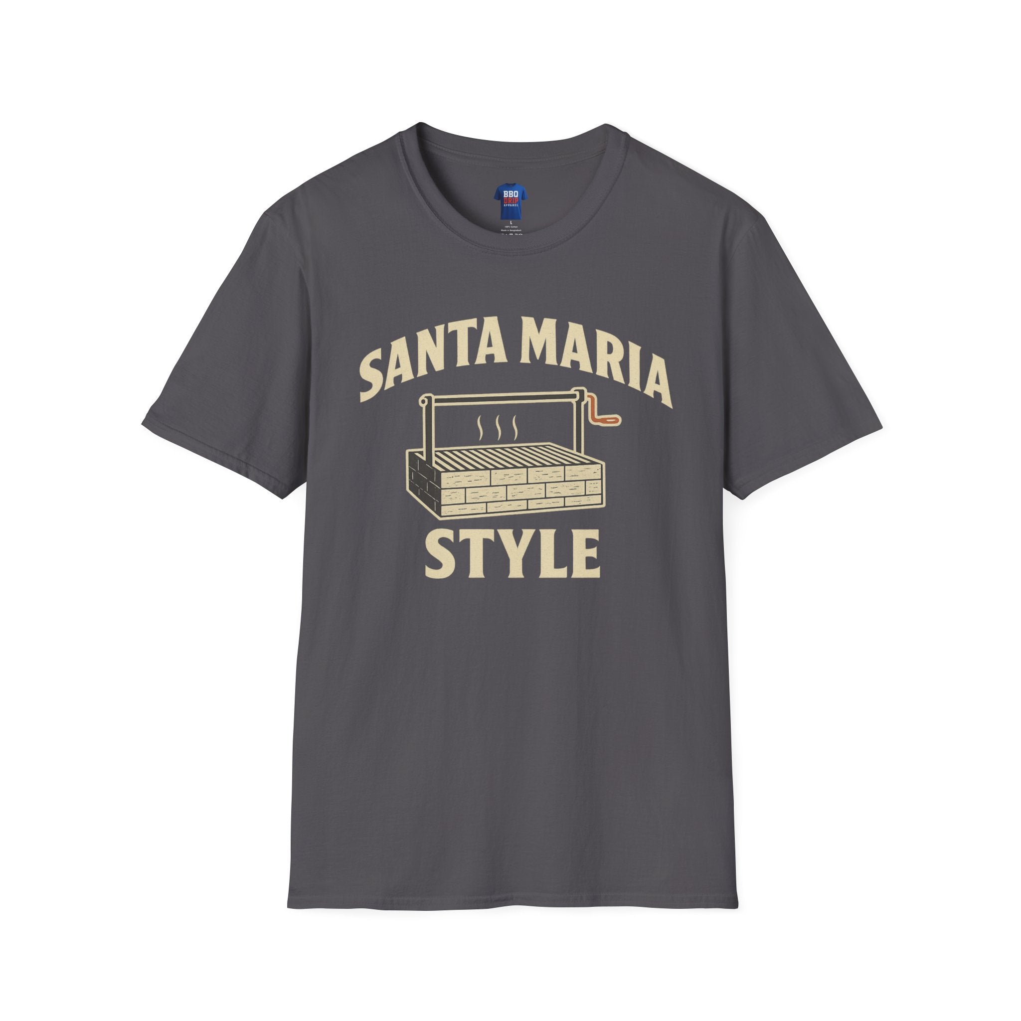 Santa Maria Style, Bbq Tee, Bbq T Shirt, Pitmaster, BBQ Dad, Bbq Mom, Bbq Cook, Griller T-shirt, Unisex Softstyle T-Shirt
