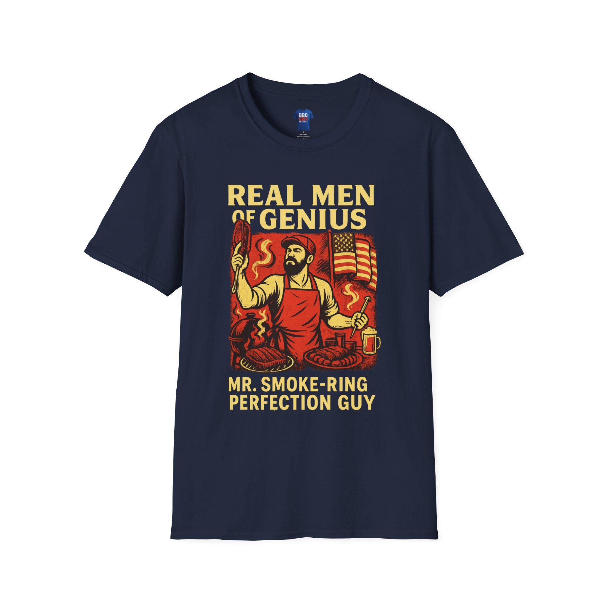 BBQ Humor T-Shirt: Mr. Smoke-Ring Perfection Guy