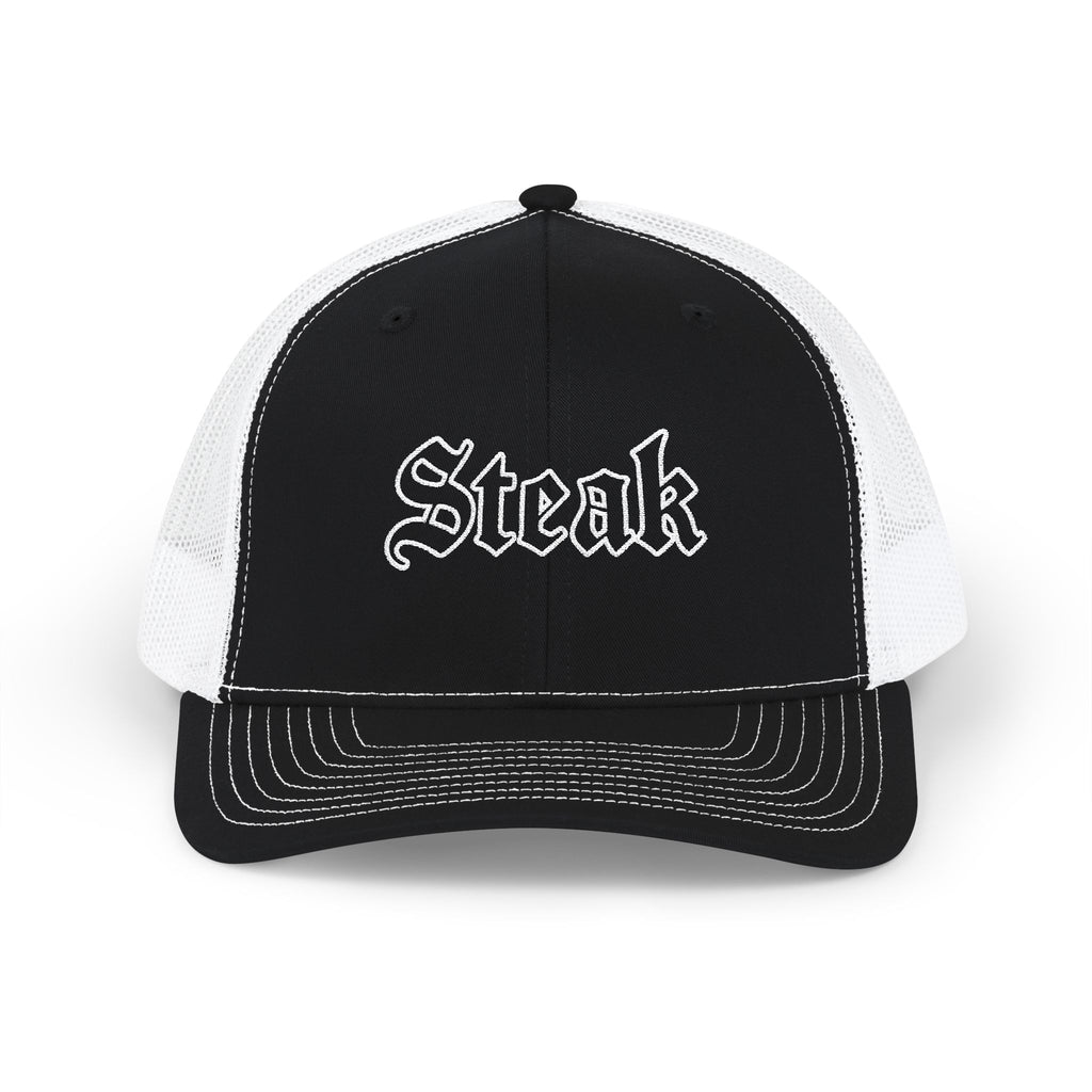BBQ Snapback Trucker Cap (Embroidery) - STEAK