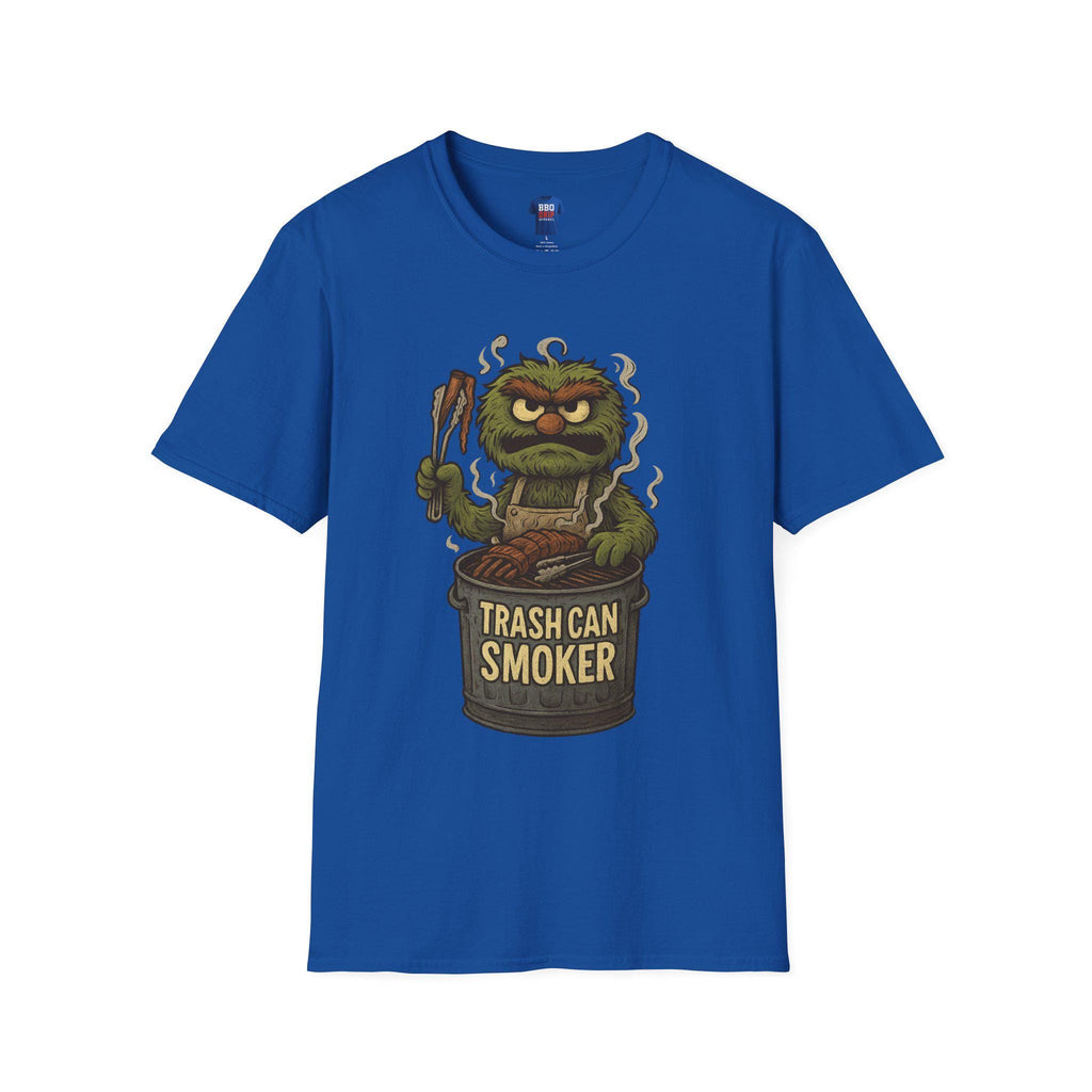 BBQ Humor T-Shirt: Trash Can Smoker, Pitmaster Dad Tee