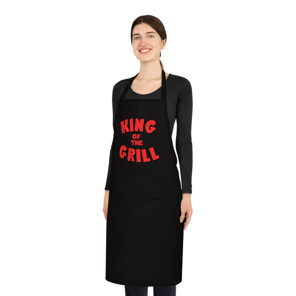 BBQ Apron: King Of The Grill Cotton Apron