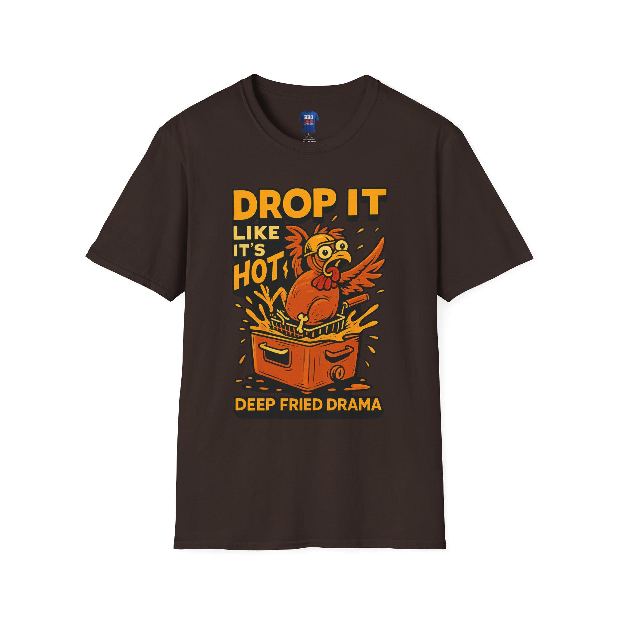 Deep Fried Turkey Humor T-Shirt: BBQ Pitmaster Tee