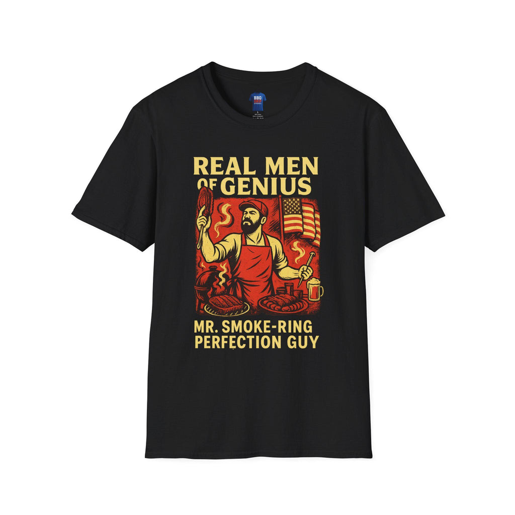 BBQ Humor T-Shirt: Mr. Smoke-Ring Perfection Guy
