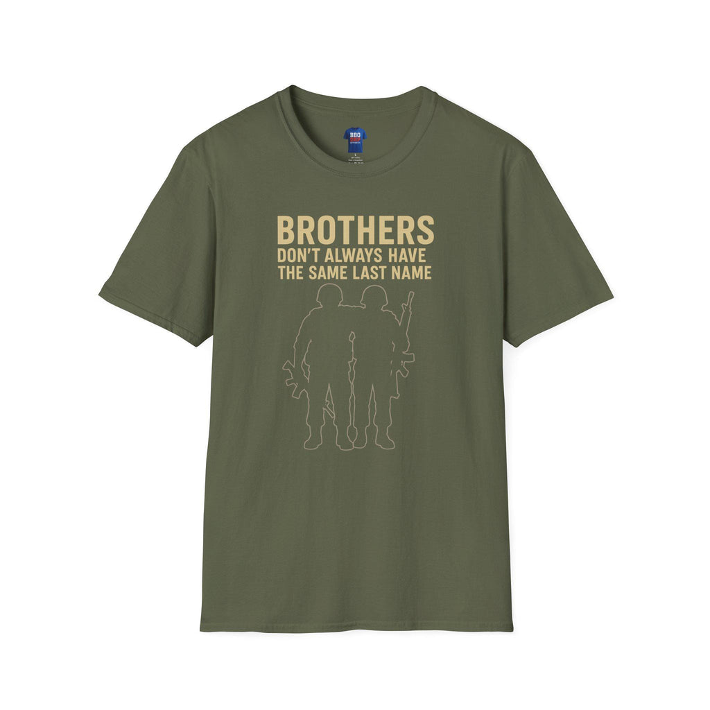 Brothers in Arms Veteran T-Shirt: Unisex Softstyle Cotton Tee