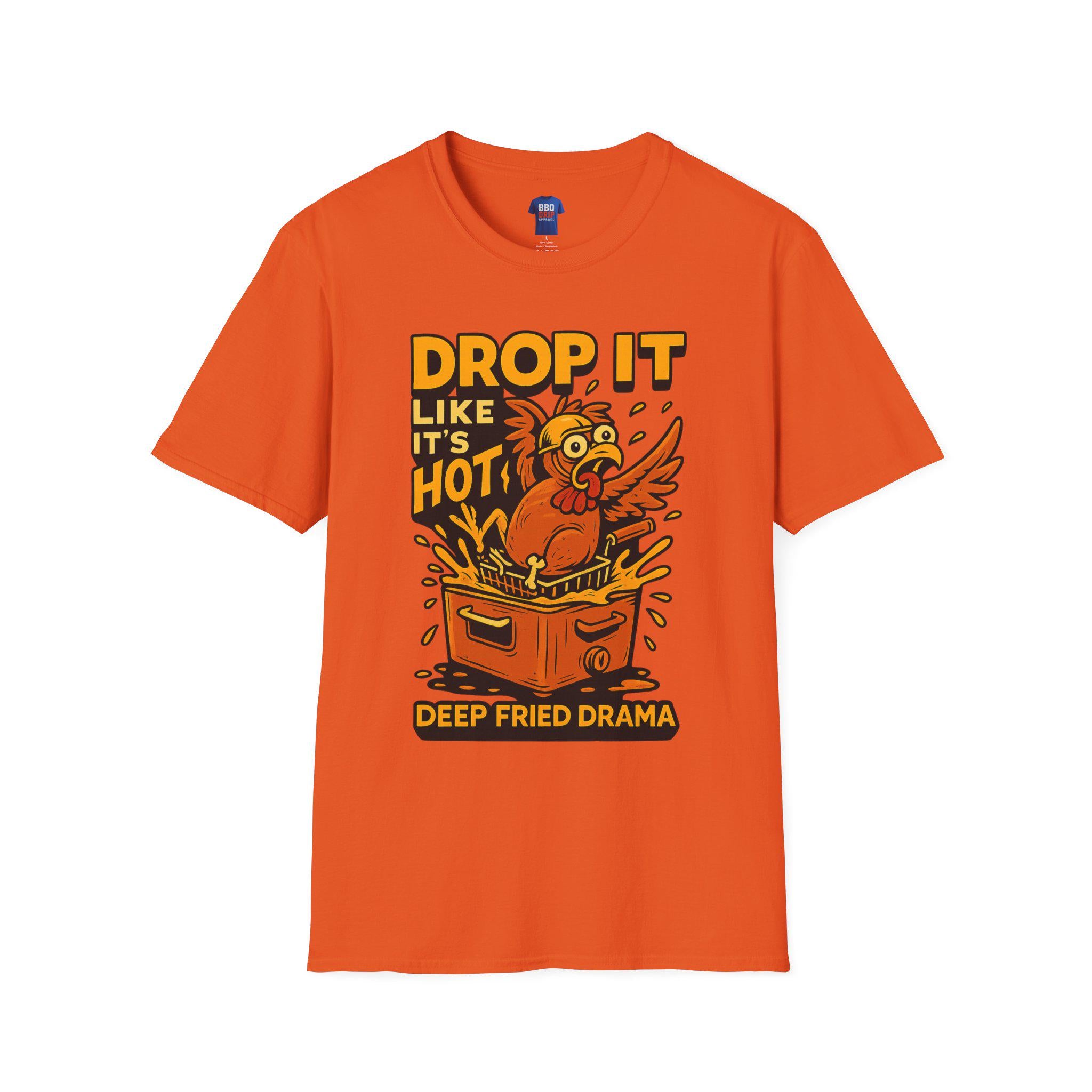 Deep Fried Turkey Humor T-Shirt: BBQ Pitmaster Tee