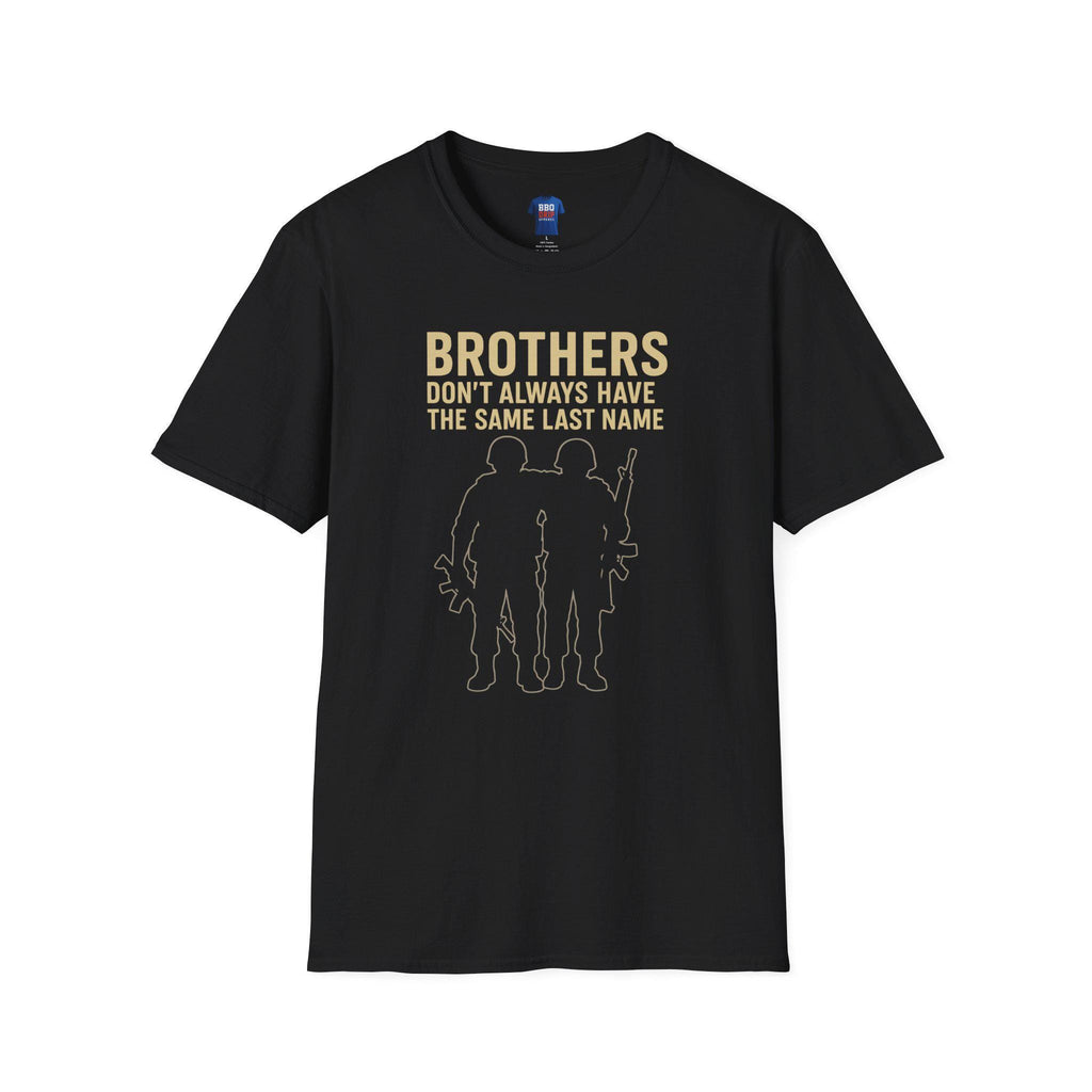 Brothers in Arms Veteran T-Shirt: Unisex Softstyle Cotton Tee
