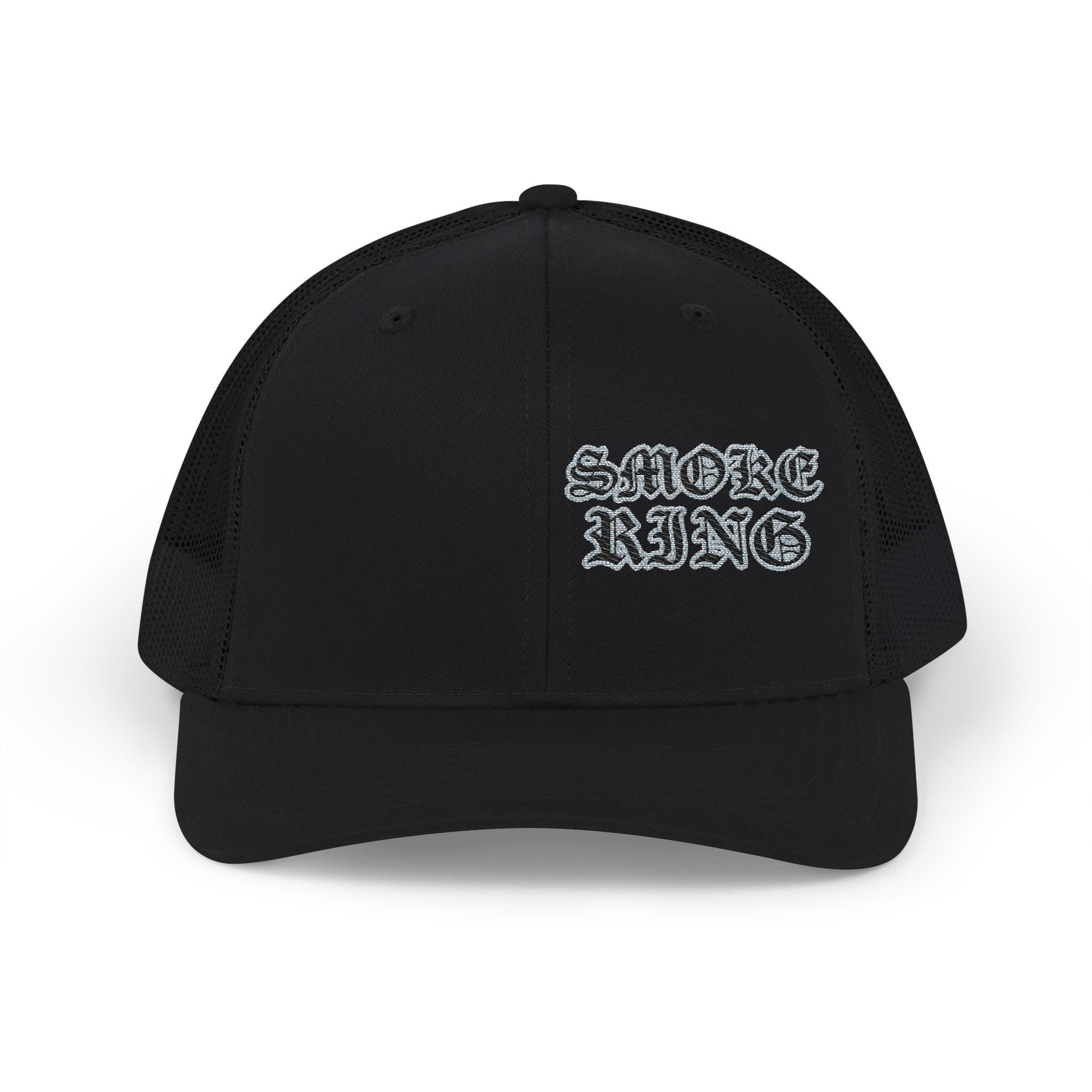 BBQ Snapback Trucker Cap (Embroidery) - SMOKE RING