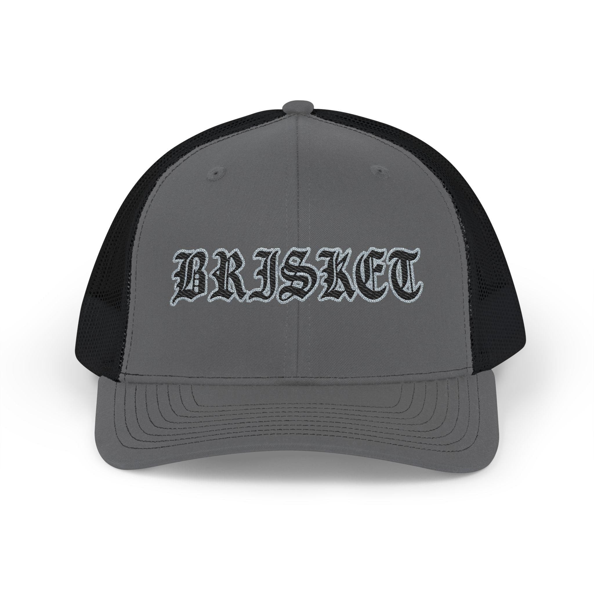 BBQ Snapback Trucker Cap (Embroidery) - BRISKET