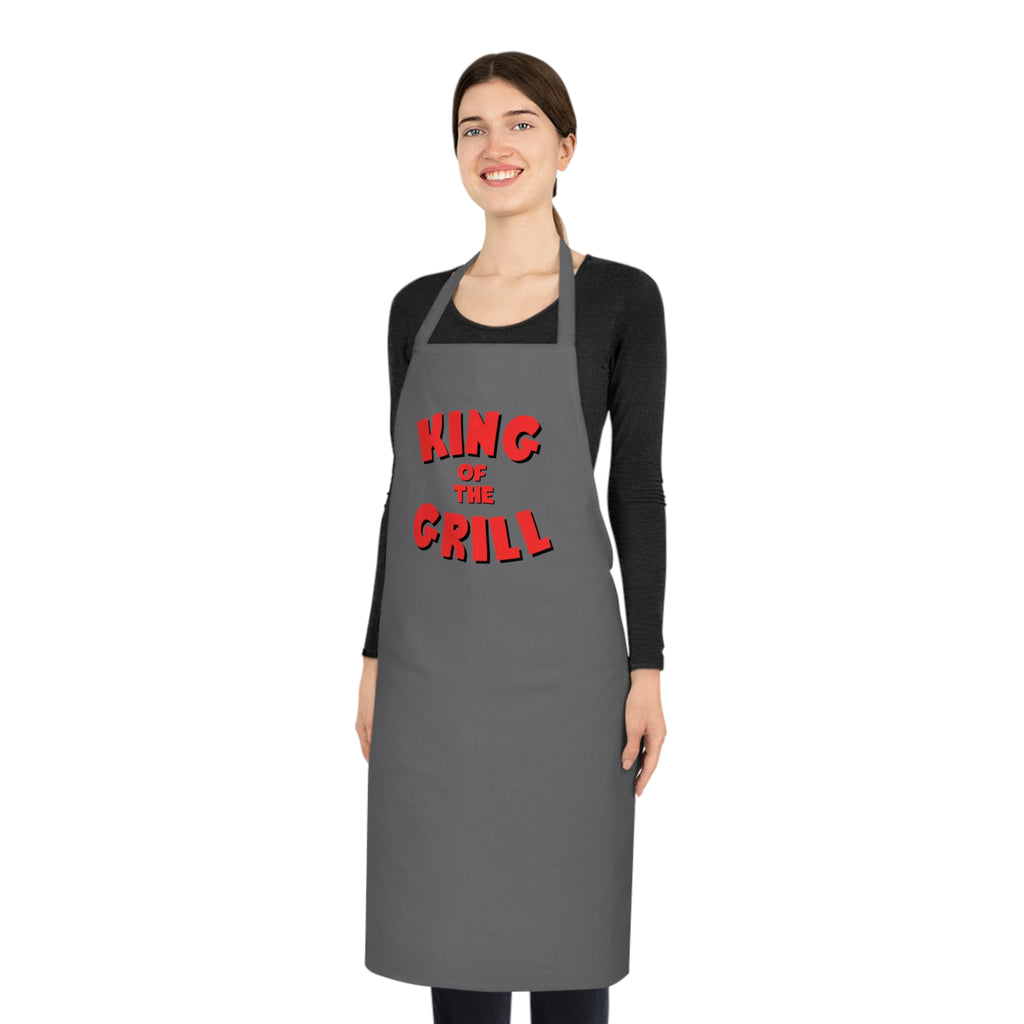 BBQ Apron: King Of The Grill Cotton Apron