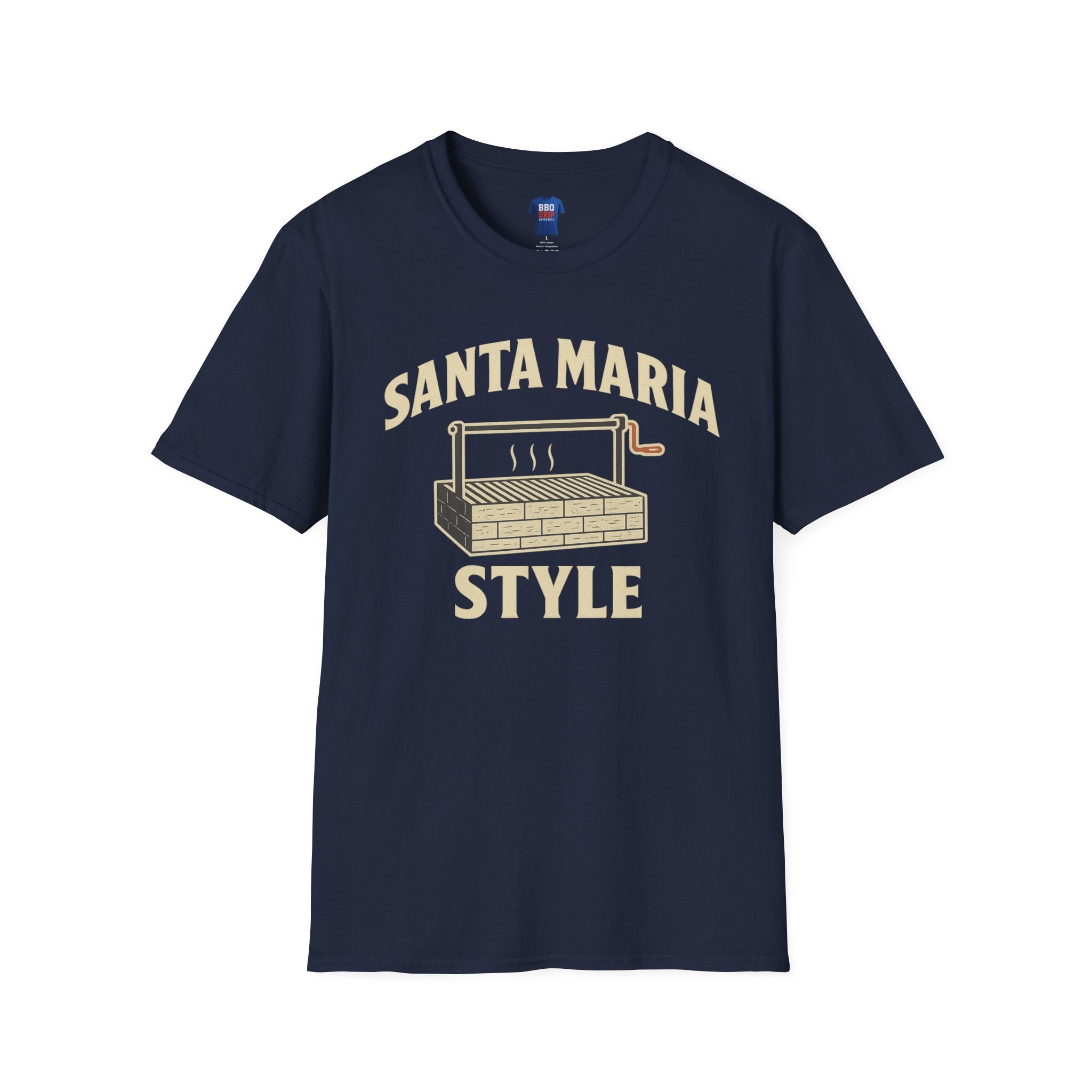 Santa Maria Style, Bbq Tee, Bbq T Shirt, Pitmaster, BBQ Dad, Bbq Mom, Bbq Cook, Griller T-shirt, Unisex Softstyle T-Shirt