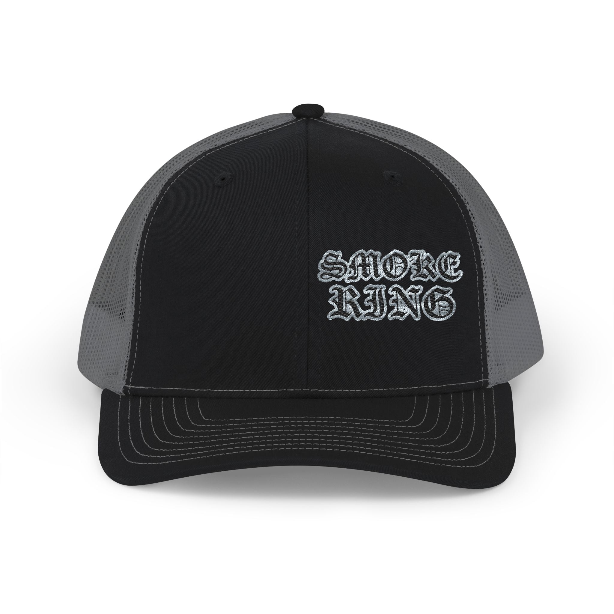 BBQ Snapback Trucker Cap (Embroidery) - SMOKE RING