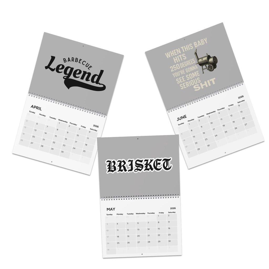 2026 BBQ Wall Calendar