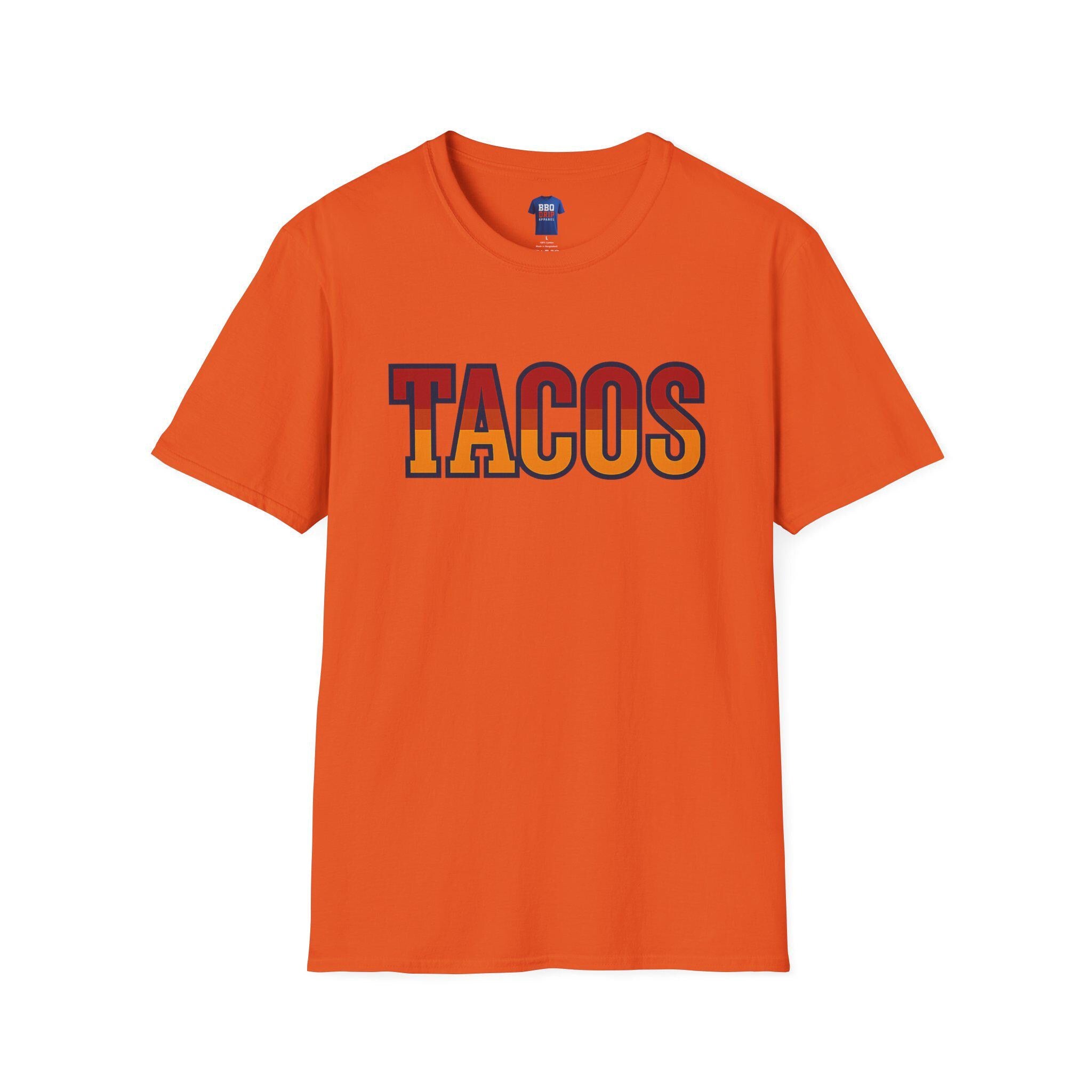 Houston BBQ T-Shirt: Tacos, Pitmaster Humor, Soft Cotton Tee