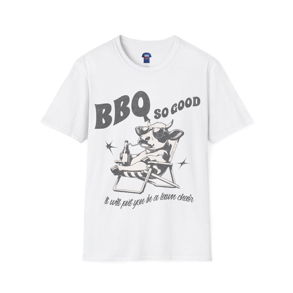 BBQ So Good T-Shirt: Funny Grillmaster Tee, Unisex Softstyle