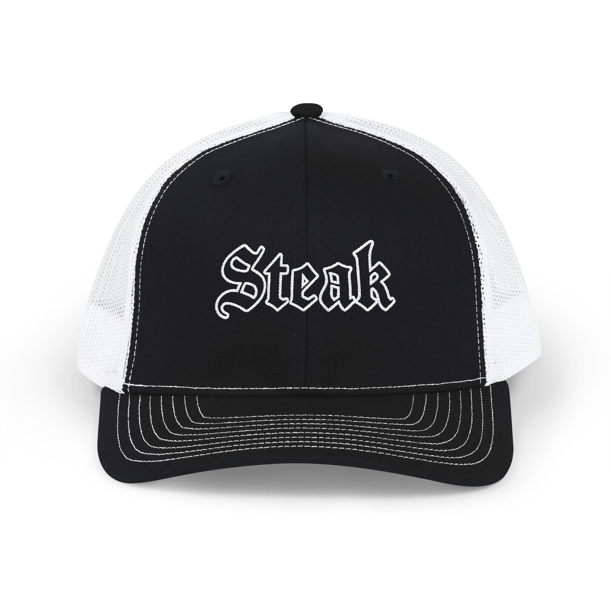 BBQ Snapback Trucker Cap (Embroidery) - STEAK