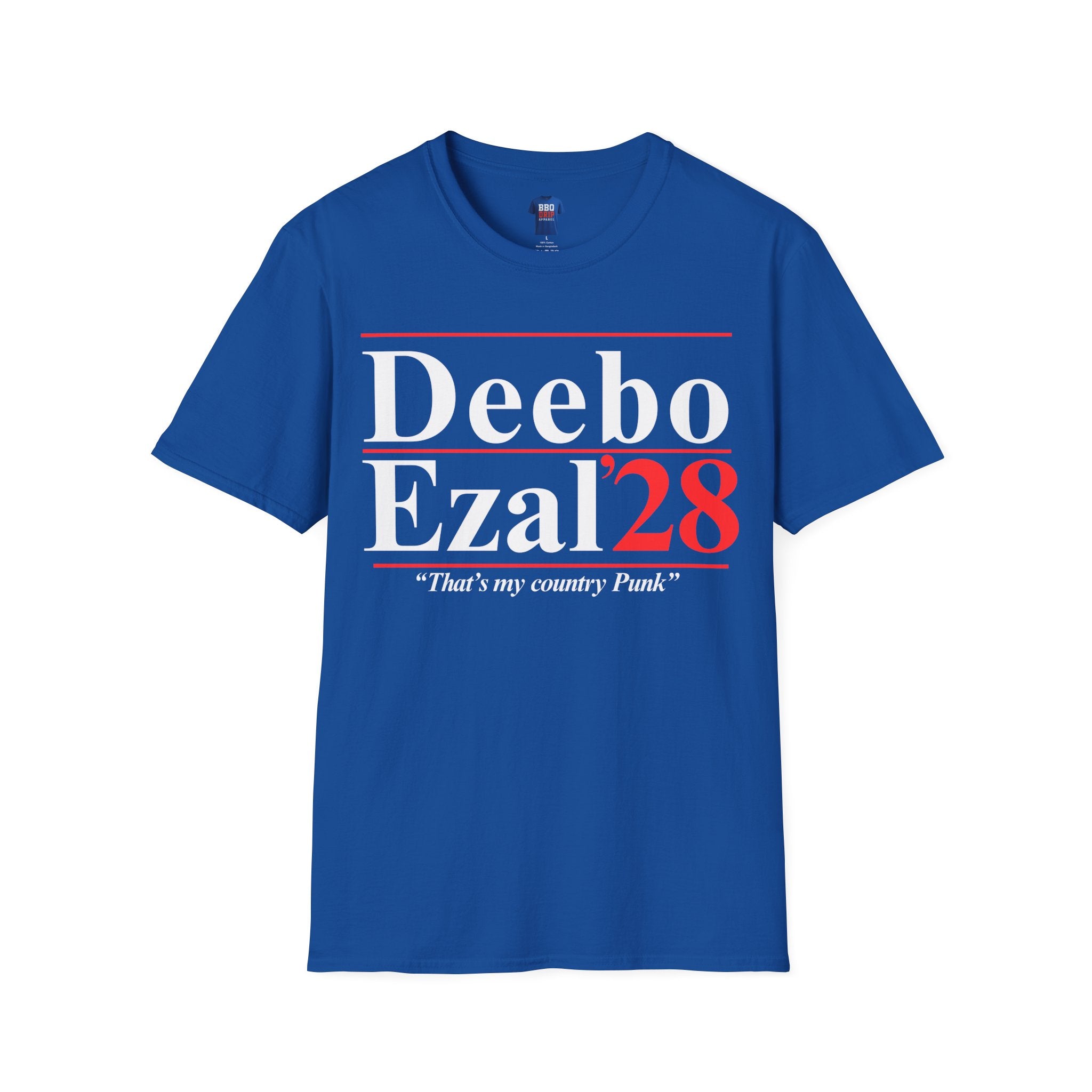 Vote for Deebo and Ezal 2028 T-Shirt: Unisex Softstyle T-Shirt