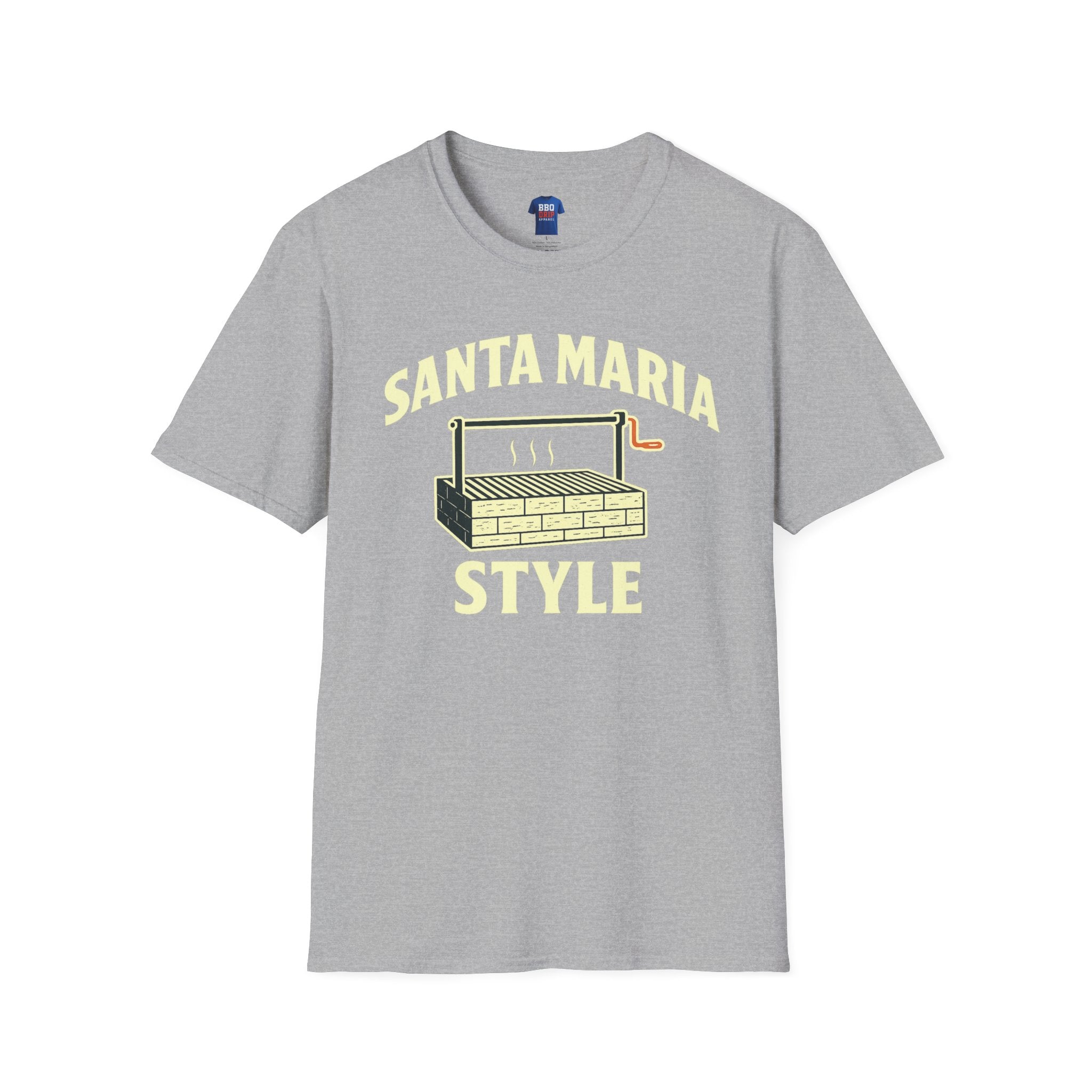 Santa Maria Style, Bbq Tee, Bbq T Shirt, Pitmaster, BBQ Dad, Bbq Mom, Bbq Cook, Griller T-shirt, Unisex Softstyle T-Shirt