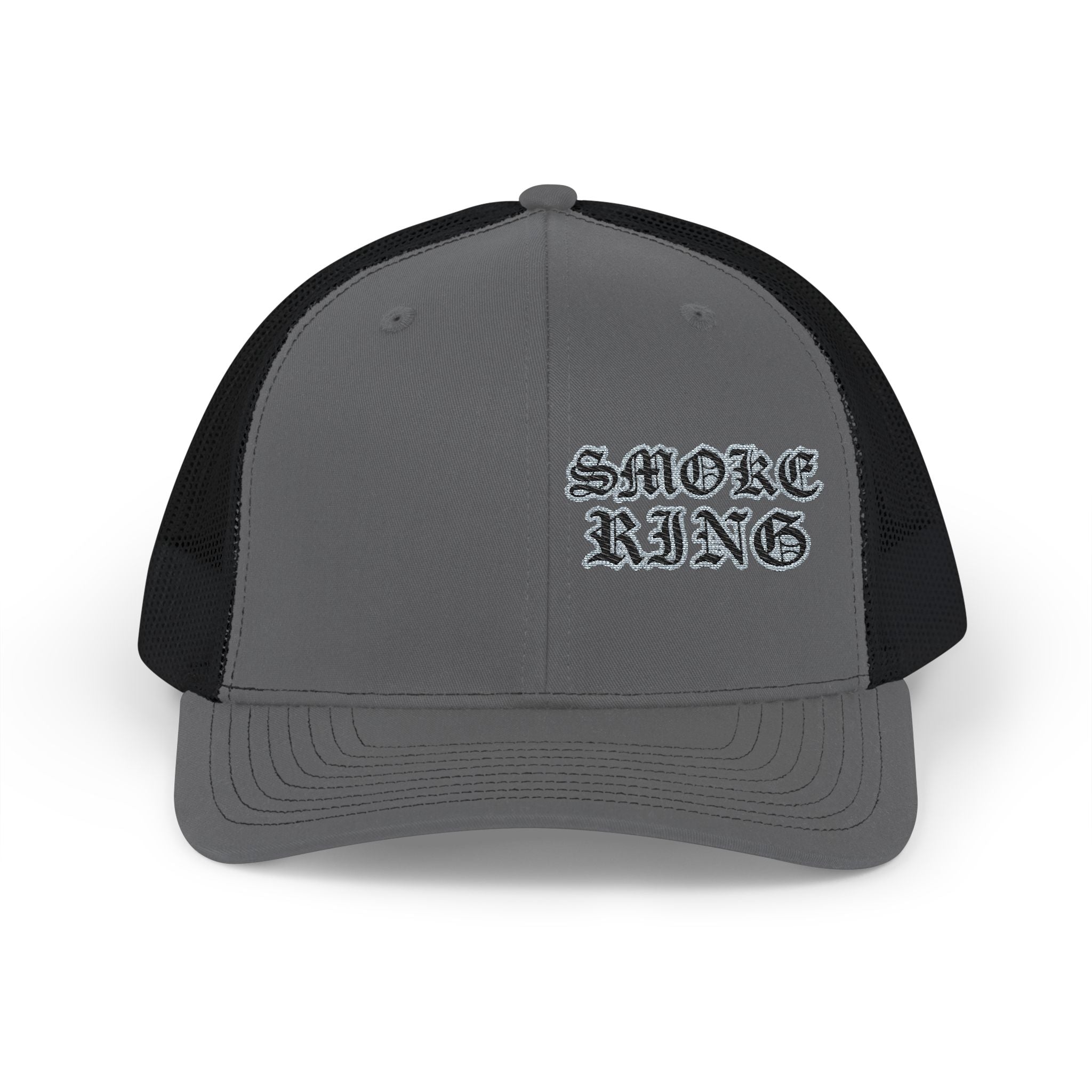 BBQ Snapback Trucker Cap (Embroidery) - SMOKE RING