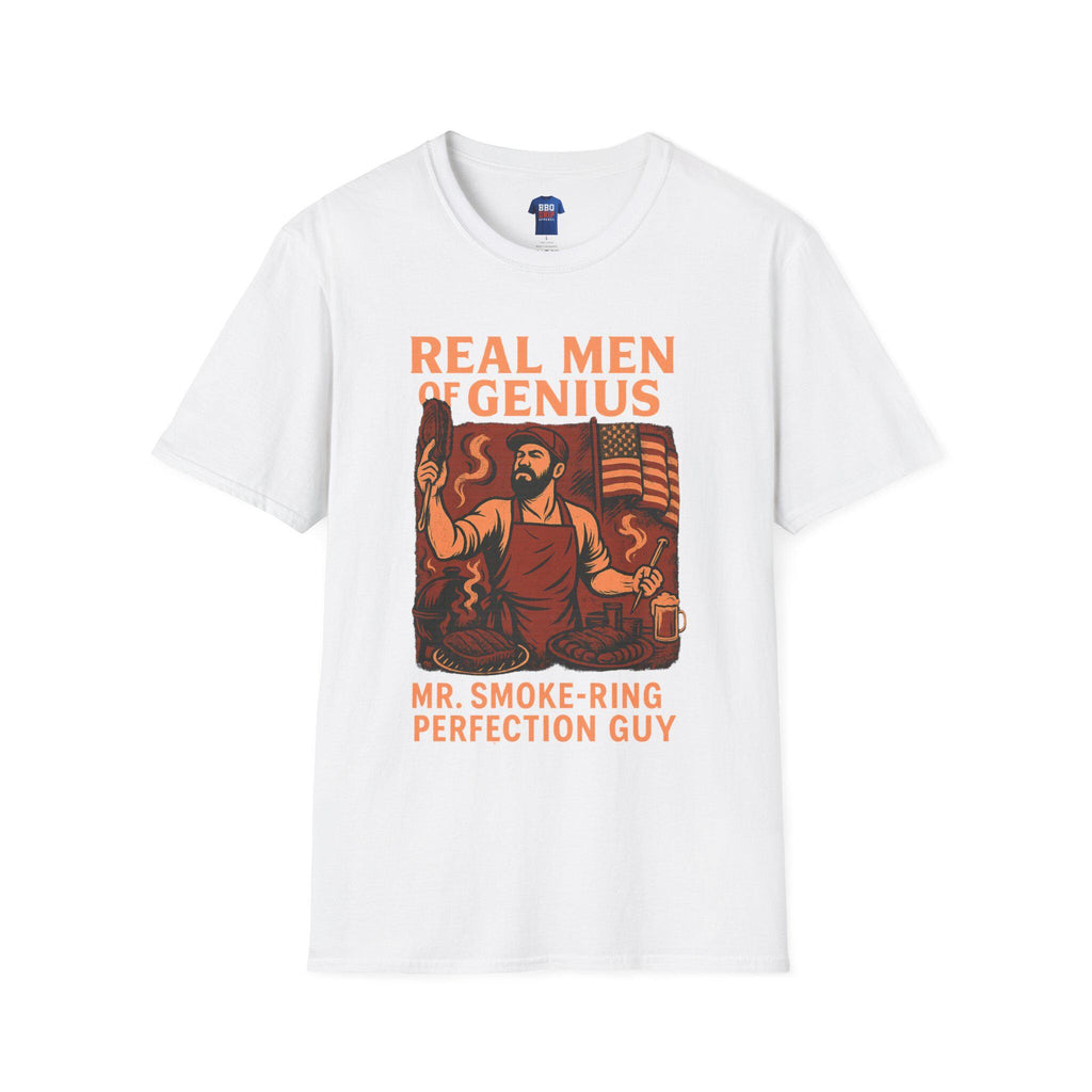 BBQ Humor T-Shirt: Mr. Smoke-Ring Perfection Guy