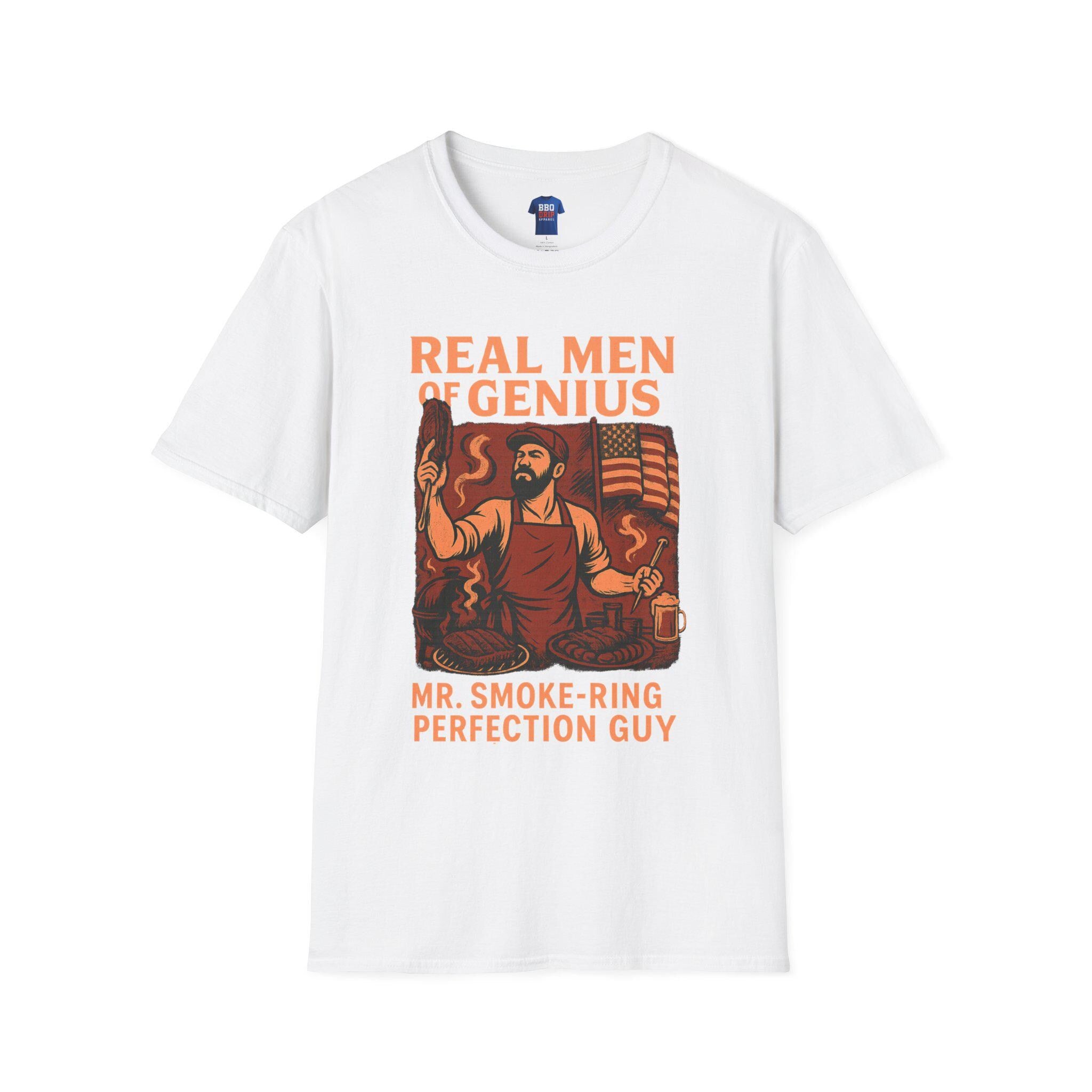 BBQ Humor T-Shirt: Mr. Smoke-Ring Perfection Guy