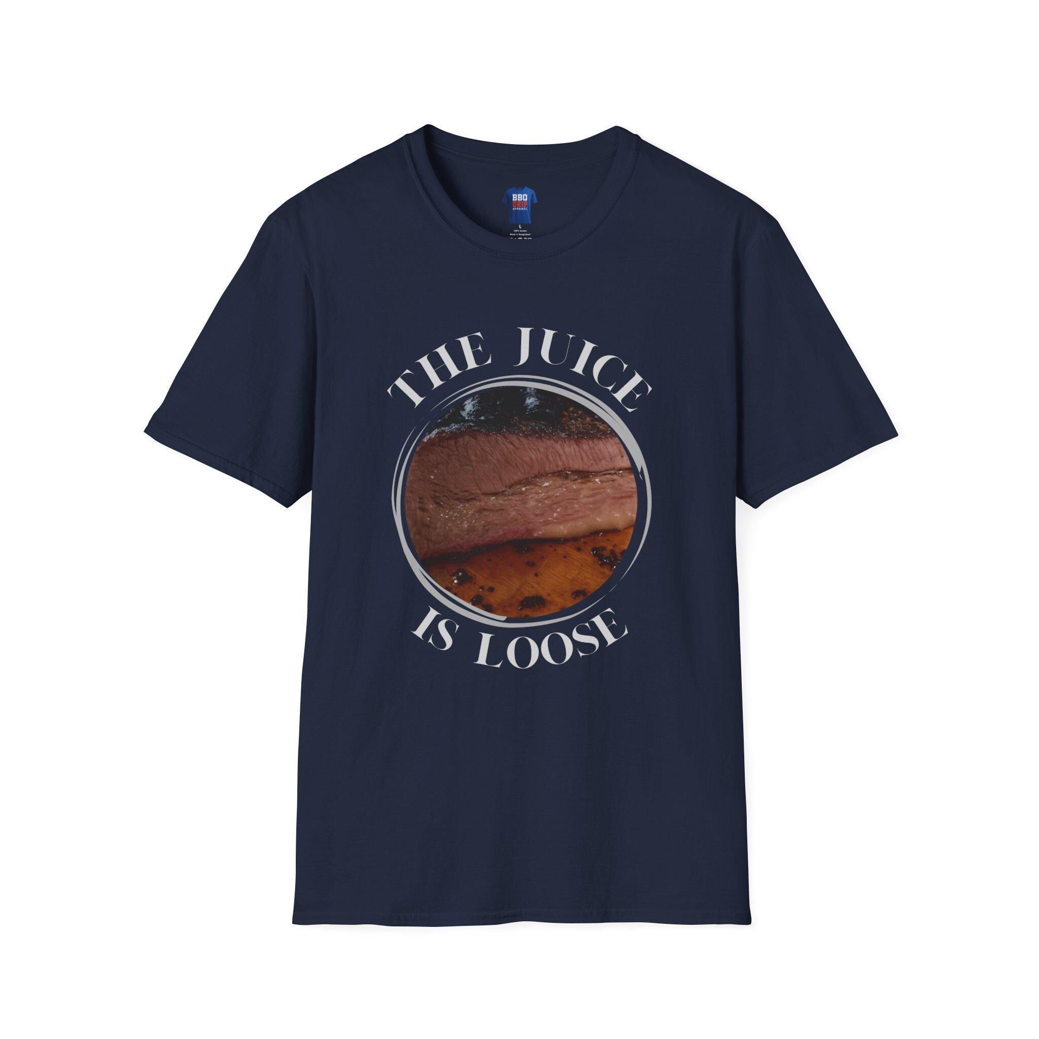 The Juice is Loose BBQ Tee: Pitmaster Humor, Softstyle Unisex T-Shirt