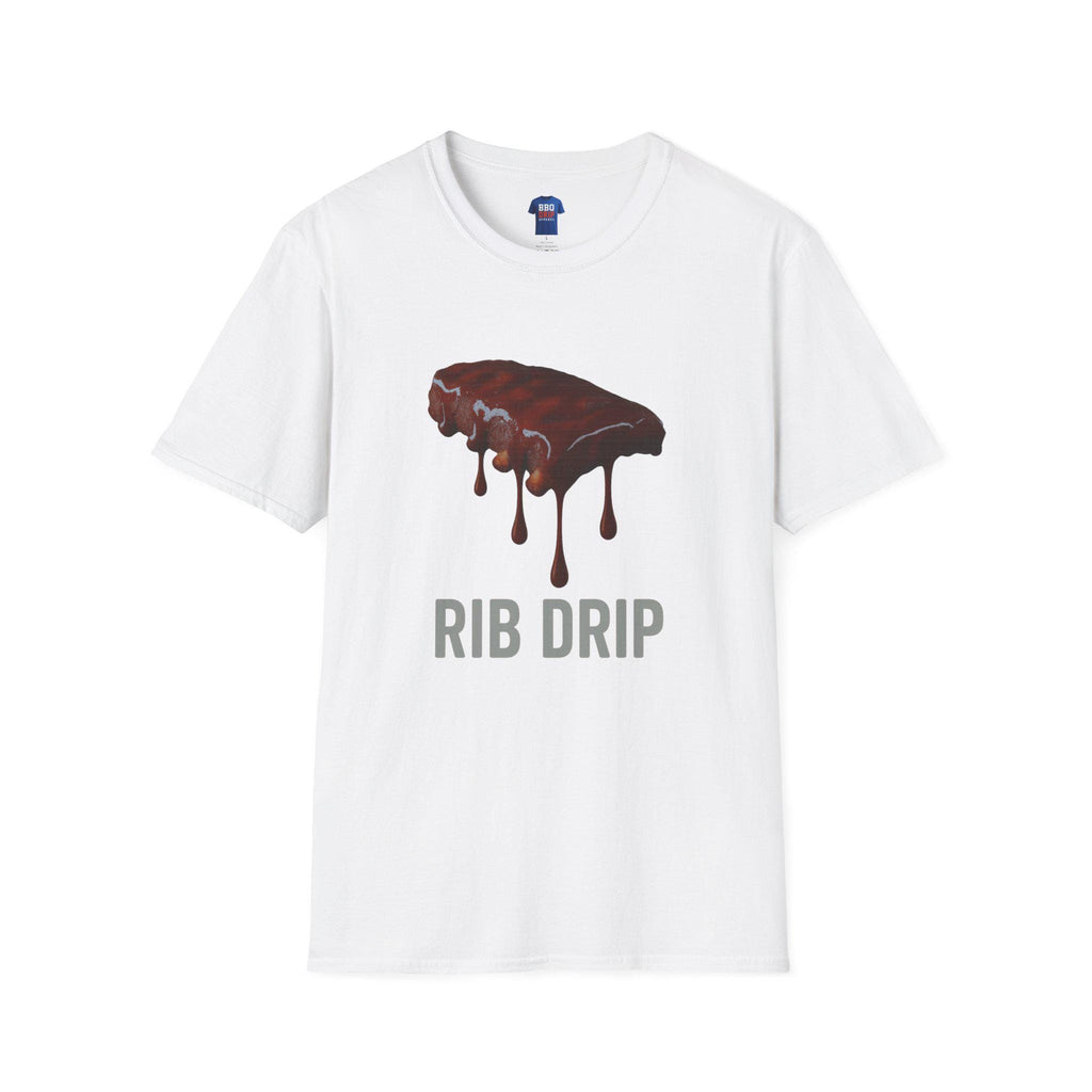 BBQ Drip Softstyle Tee: Pitmaster Humor, Unisex Cotton T-Shirt