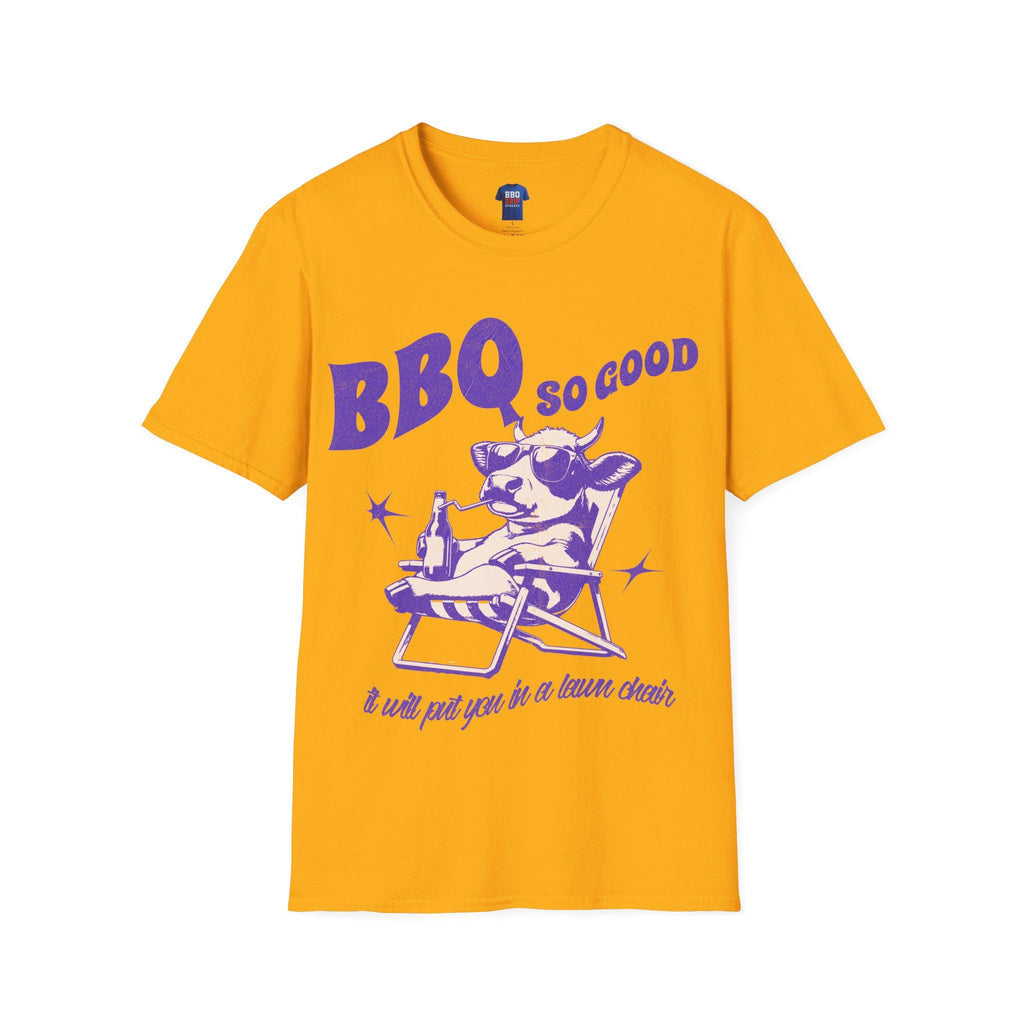 BBQ So Good T-Shirt: Funny Grillmaster Tee, Unisex Softstyle