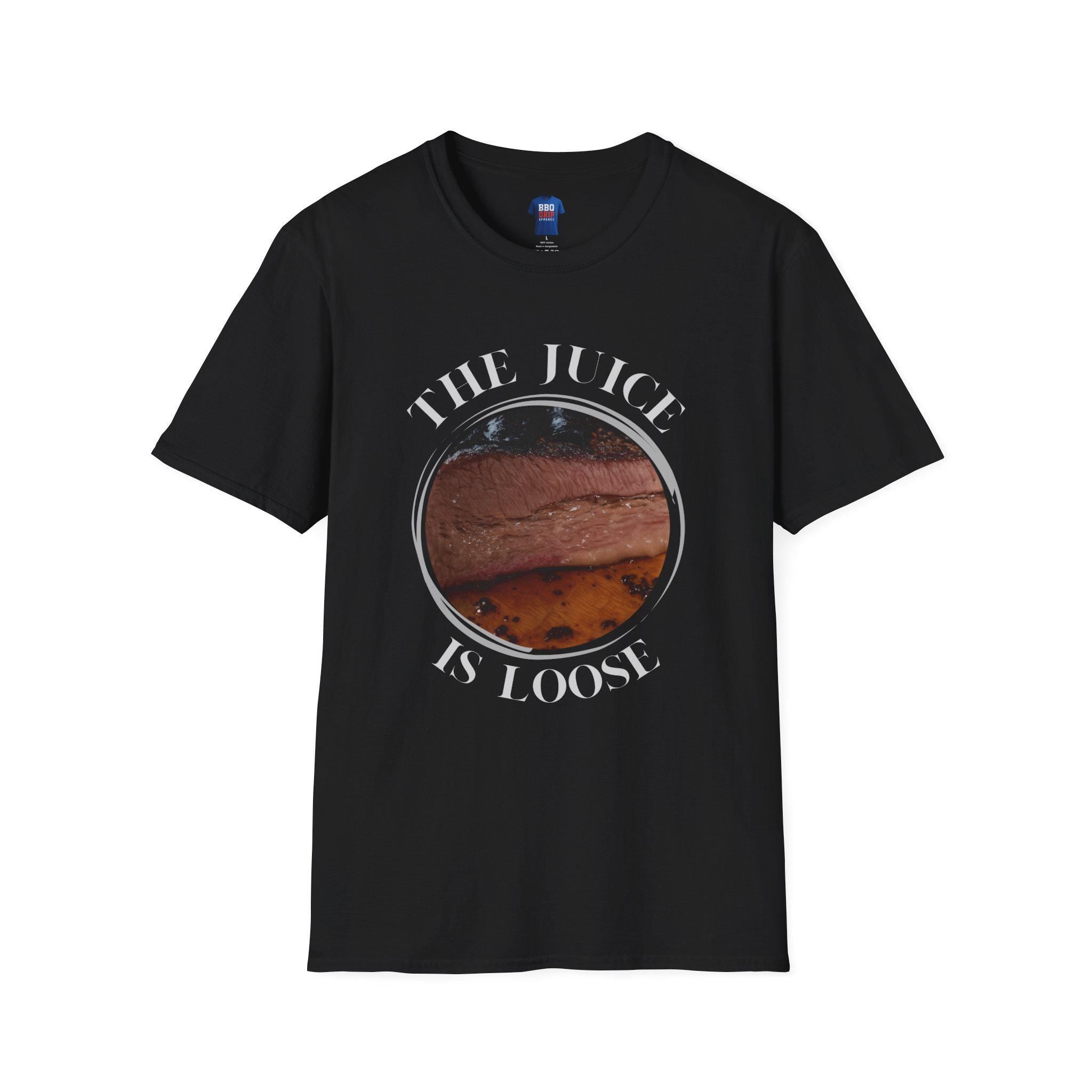 The Juice is Loose BBQ Tee: Pitmaster Humor, Softstyle Unisex T-Shirt