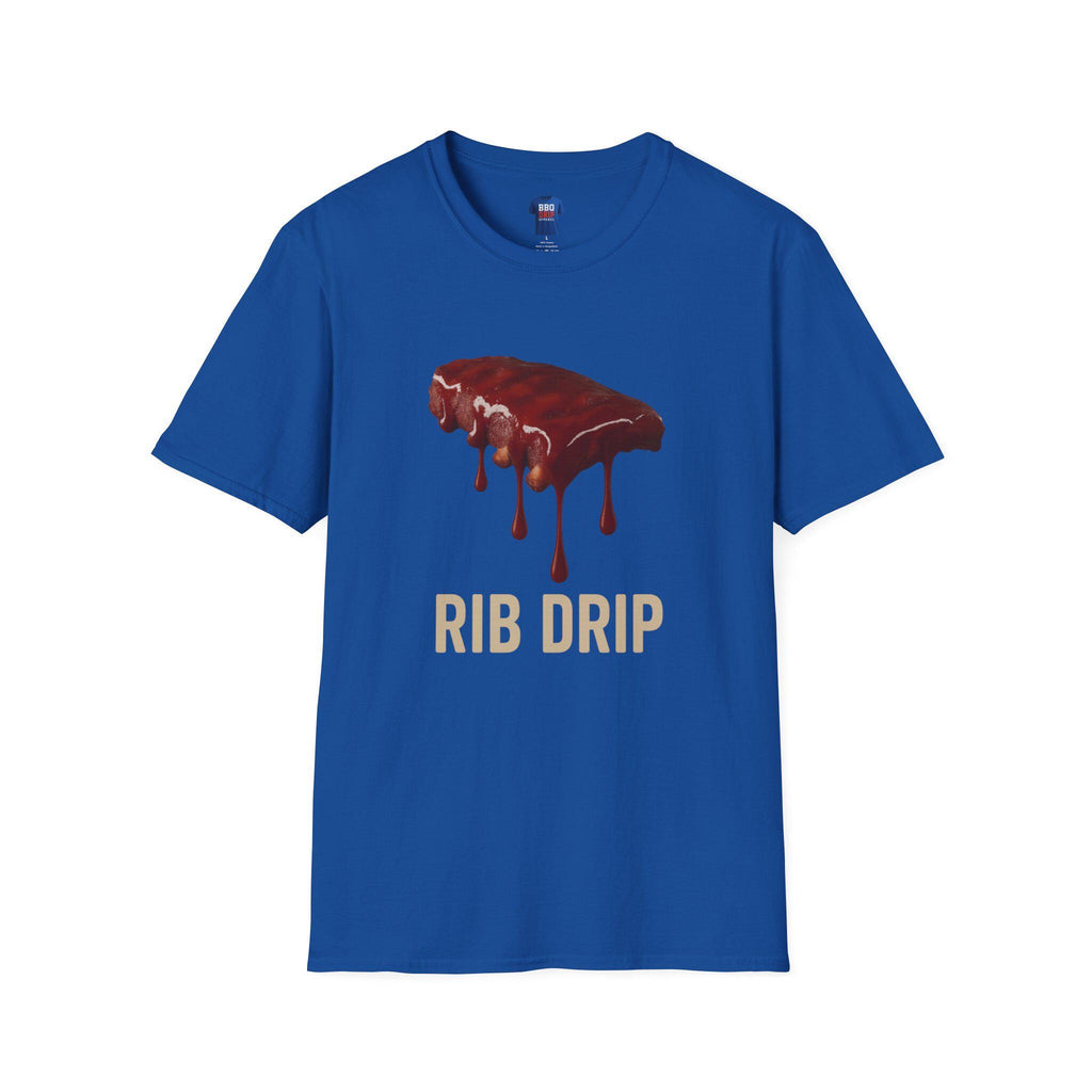 BBQ Drip Softstyle Tee: Pitmaster Humor, Unisex Cotton T-Shirt