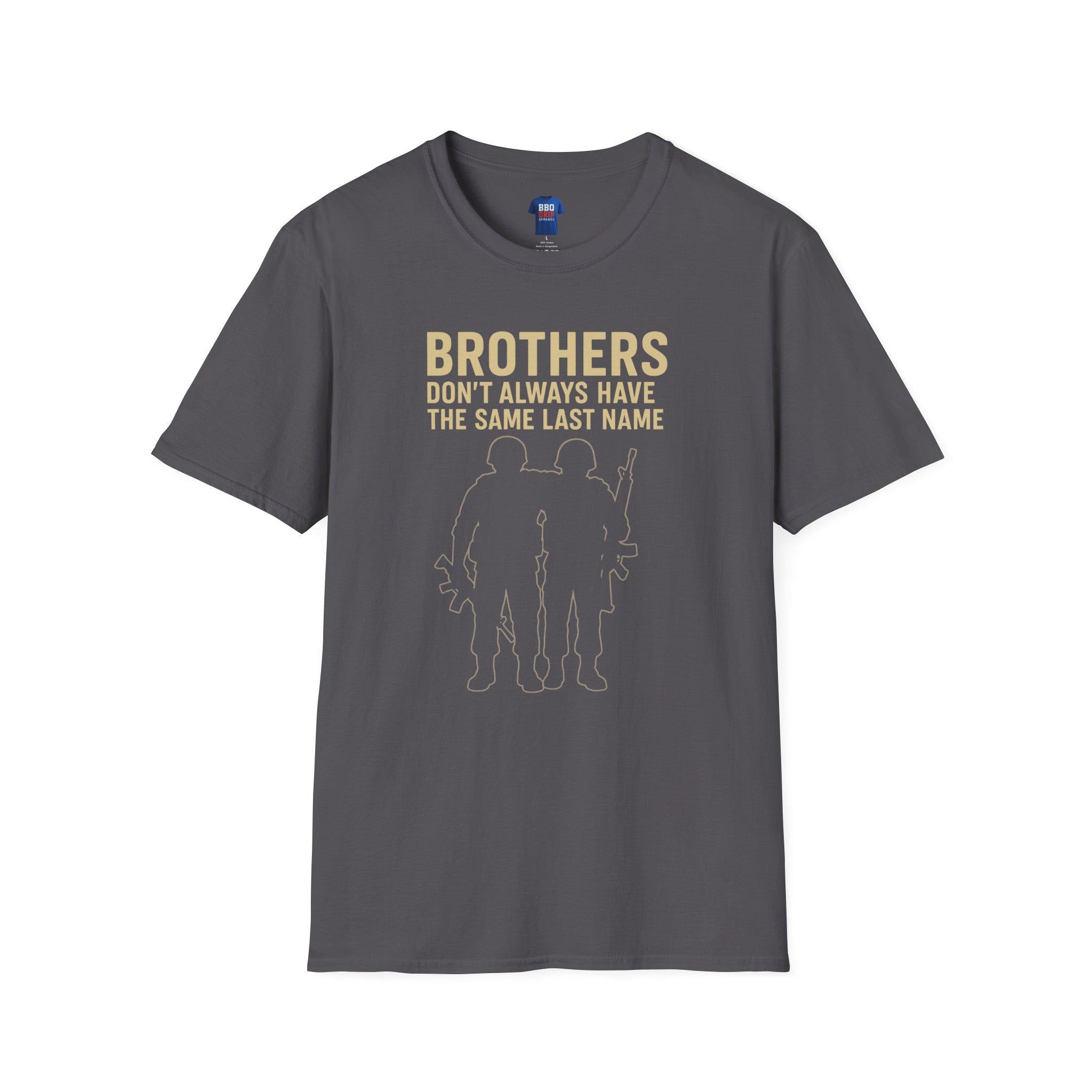 Brothers in Arms Veteran T-Shirt: Unisex Softstyle Cotton Tee