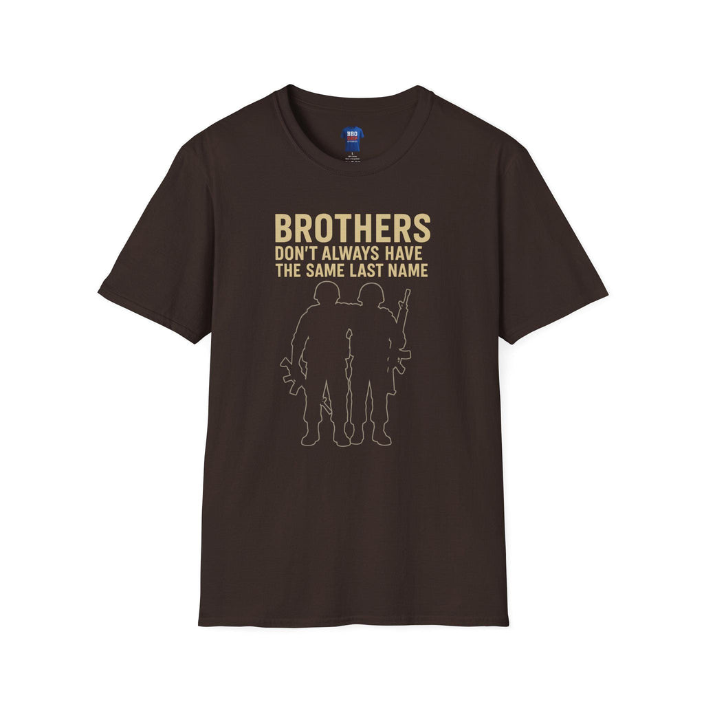 Brothers in Arms Veteran T-Shirt: Unisex Softstyle Cotton Tee